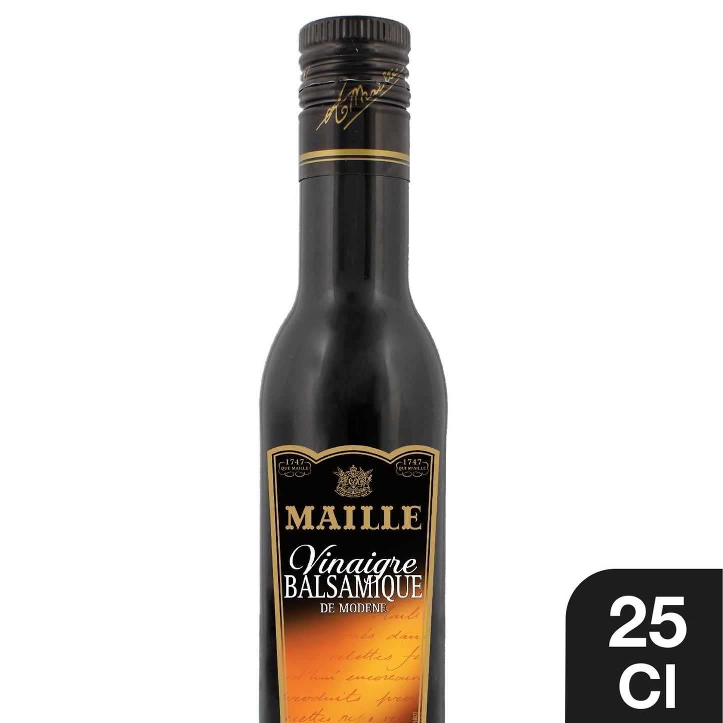 Vinaigre Balsamique de Modène MAILLE La bouteille de 25cl