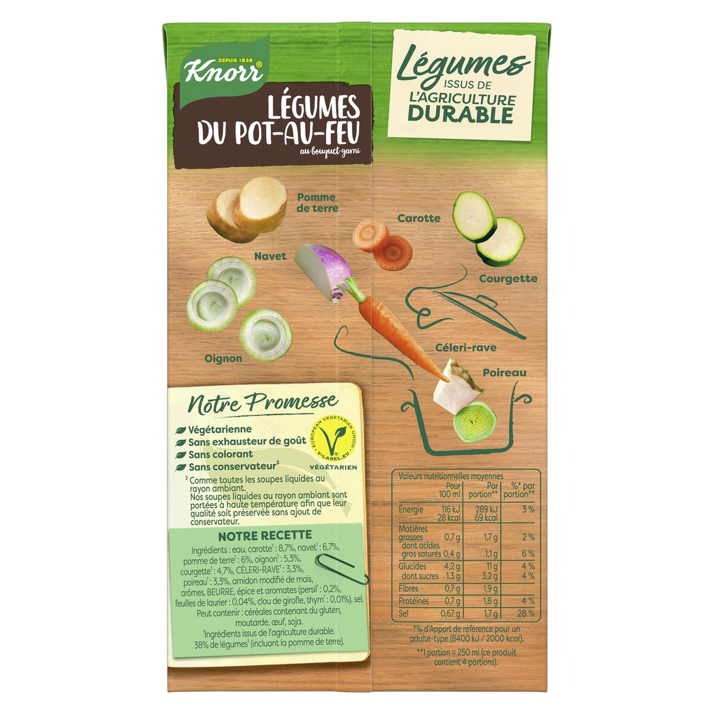KNORR Pot au Feu Gemüse-Velouté-Suppe