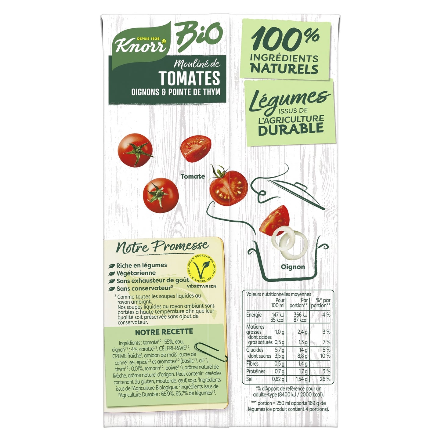 KNORR Organic Tomato, Onion and Thyme Soup