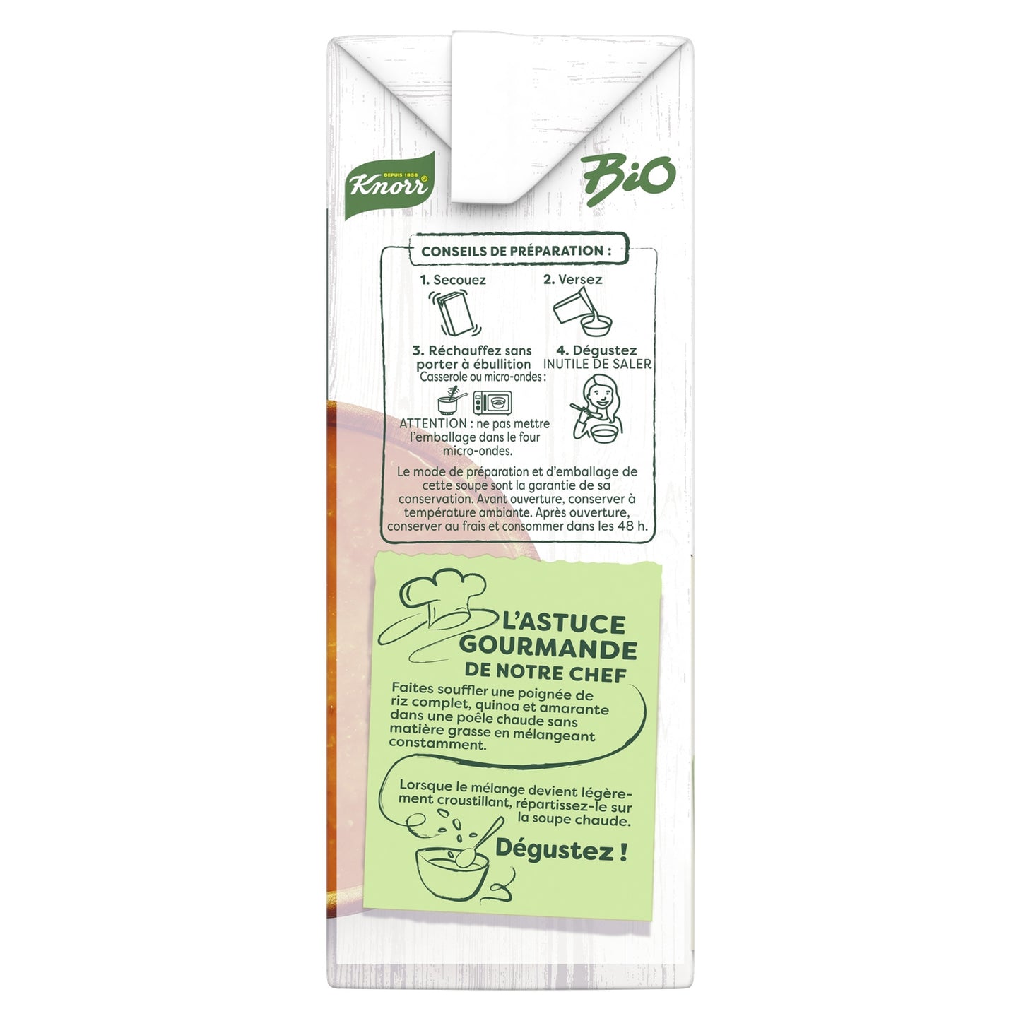 KNORR Organic Tomato, Onion and Thyme Soup