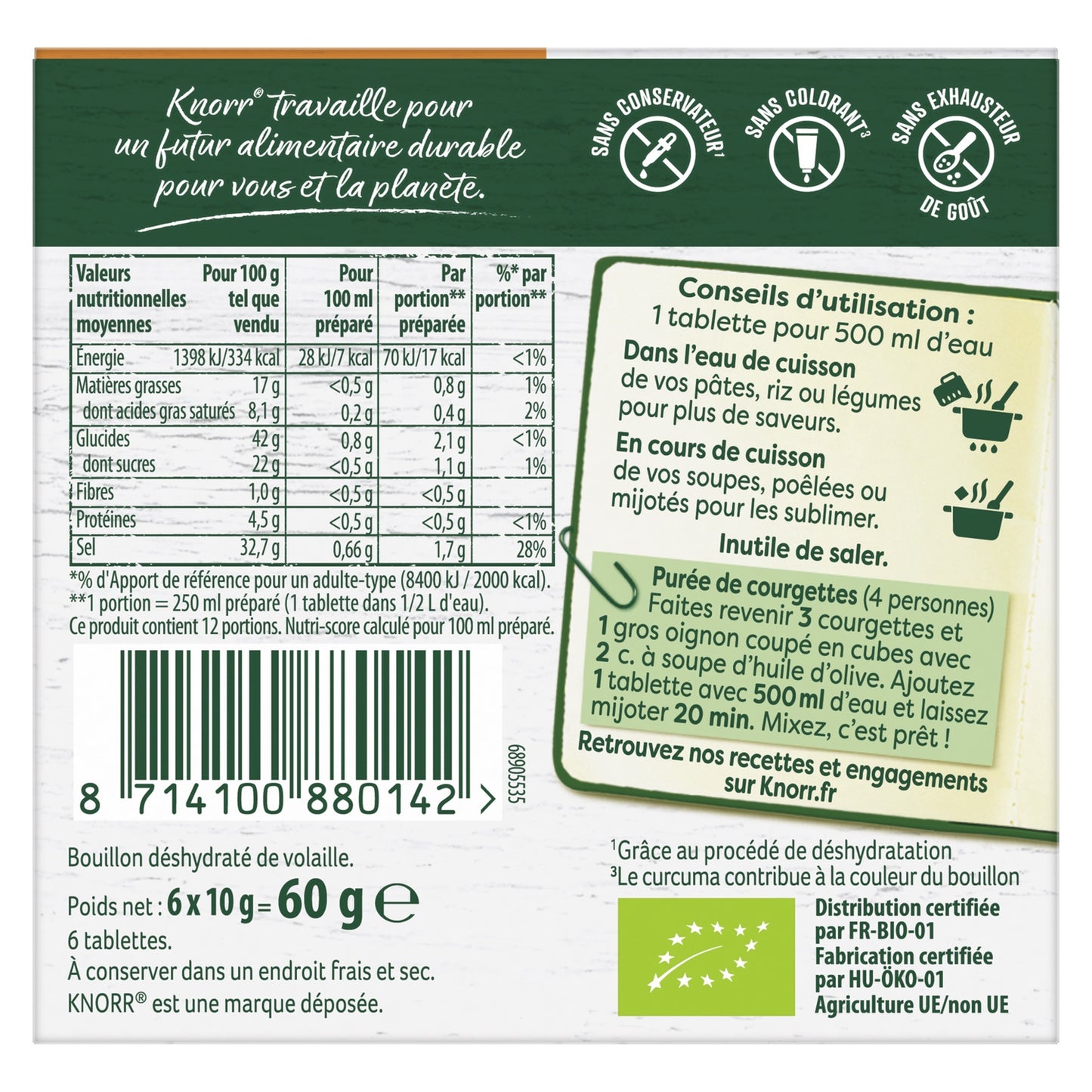 KNORR Organic Chicken Broth