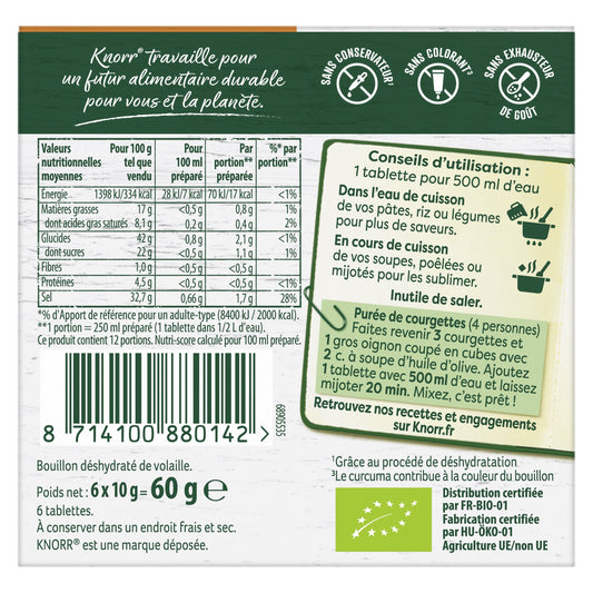 Bouillon de Poule Bio KNORR
