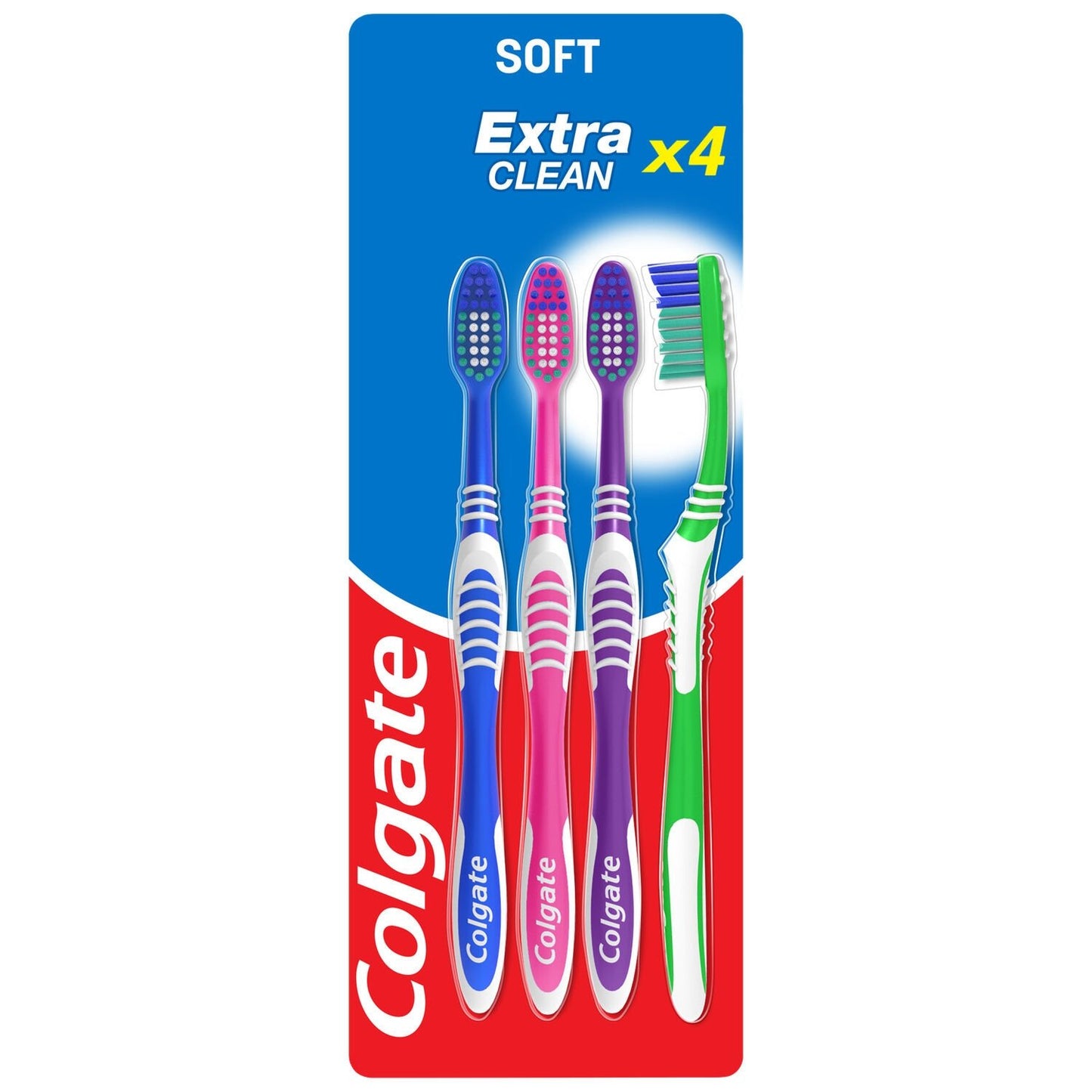 COLGATE Extra Clean 25% Recycled Soft Handle Toothbrush