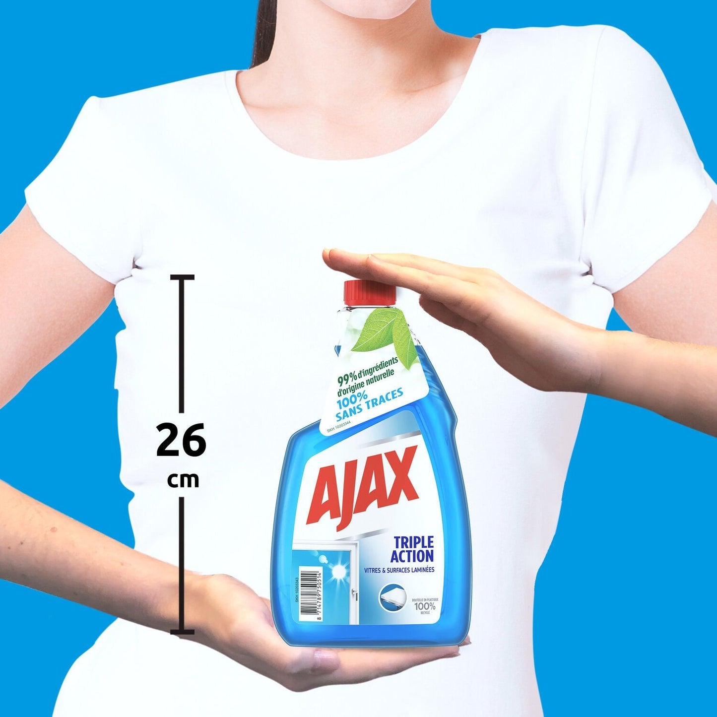 AJAX Triple Action Glass Cleaner