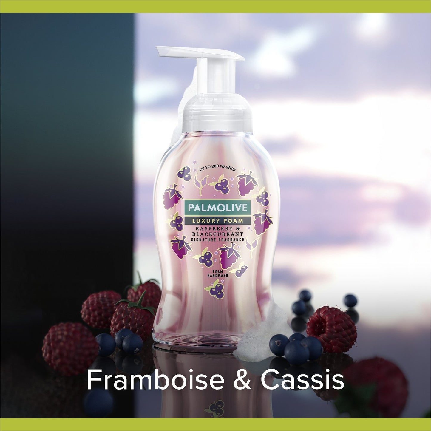 PALMOLIVE Raspberry Scented Foaming Liquid Hand Soap