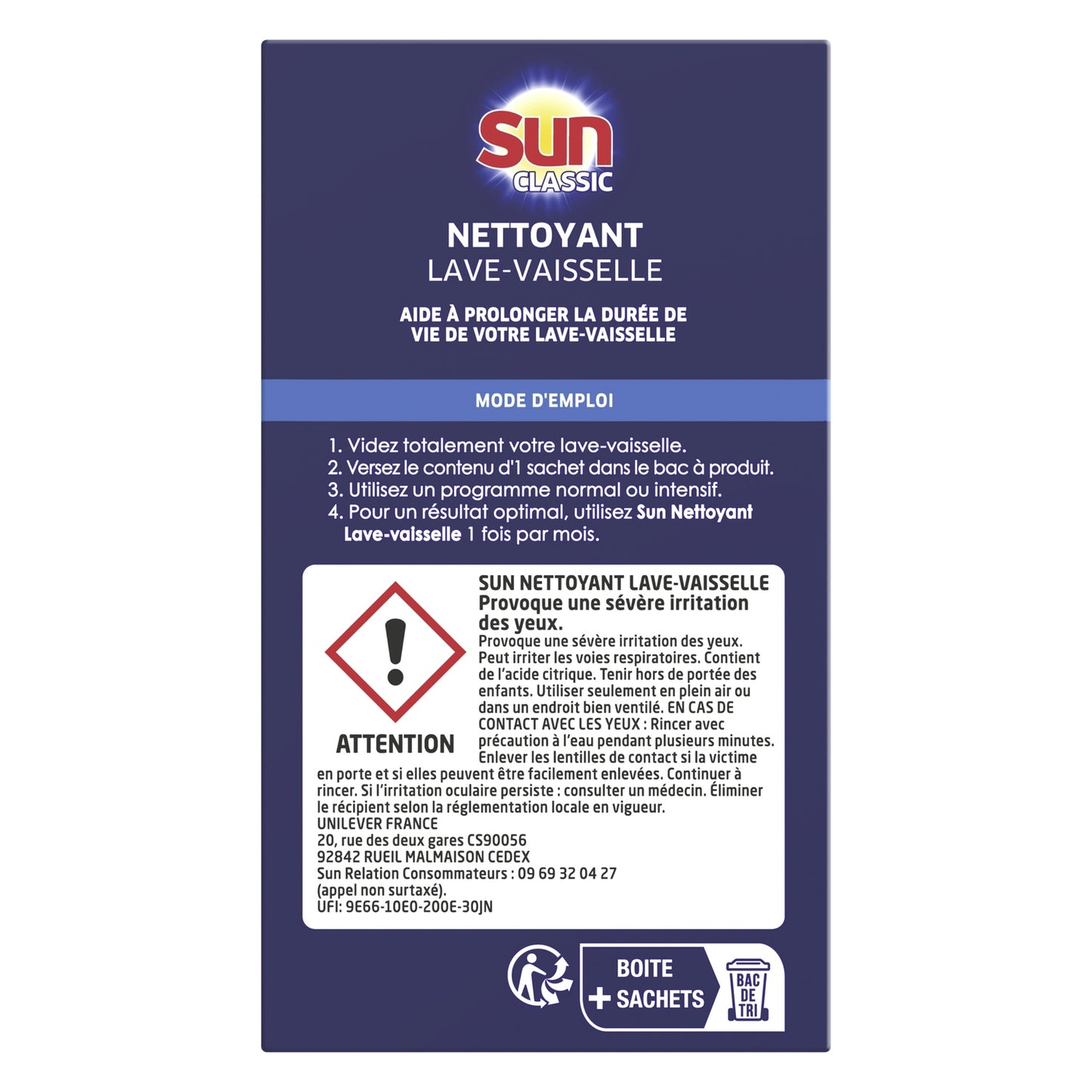 Classic SUN Dishwasher Cleaner
