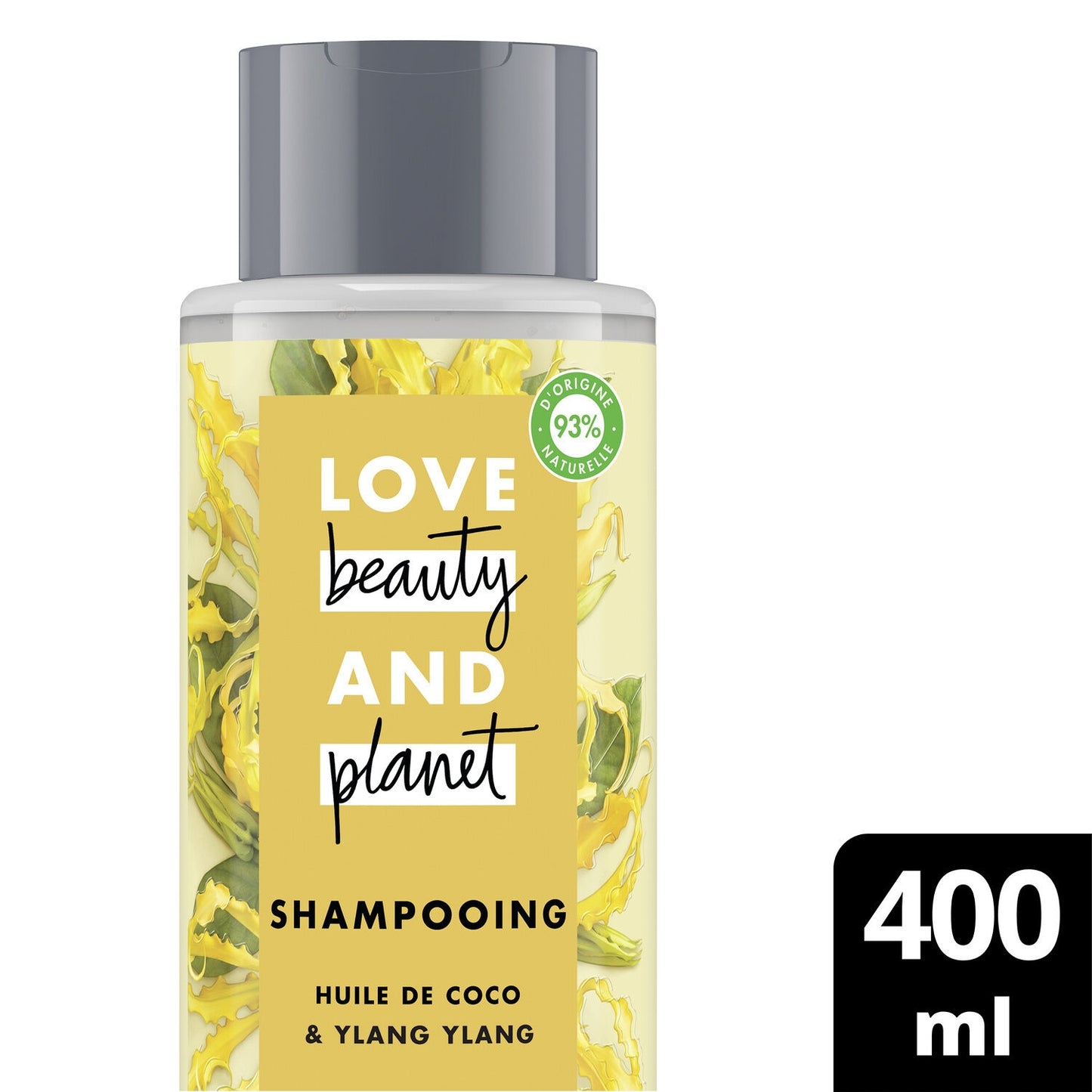 Shampoing Huile de Coco et Ylang Ylang LOVE BEAUTY AND PLANET