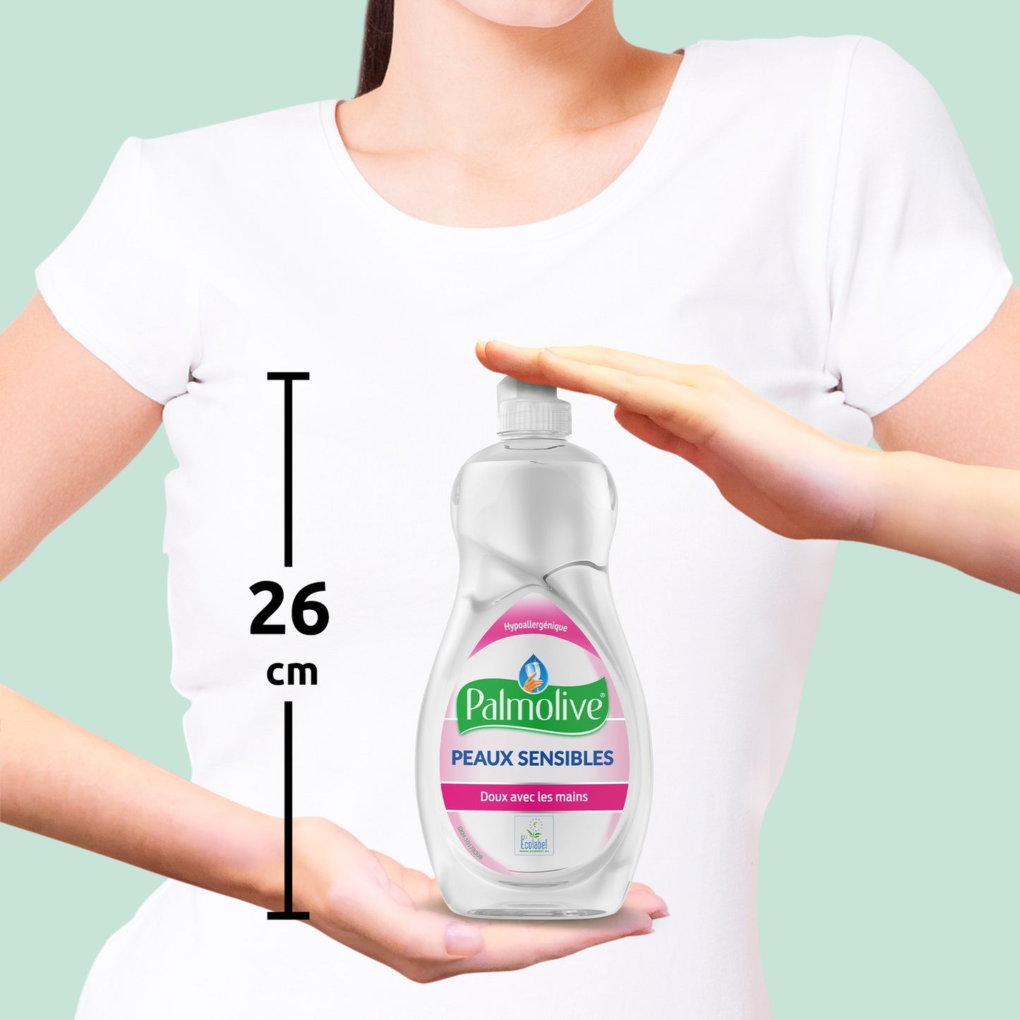 Hypoallergenic Dishwashing Liquid for Sensitive Skin, Fragrance-Free, PALMOLIVE