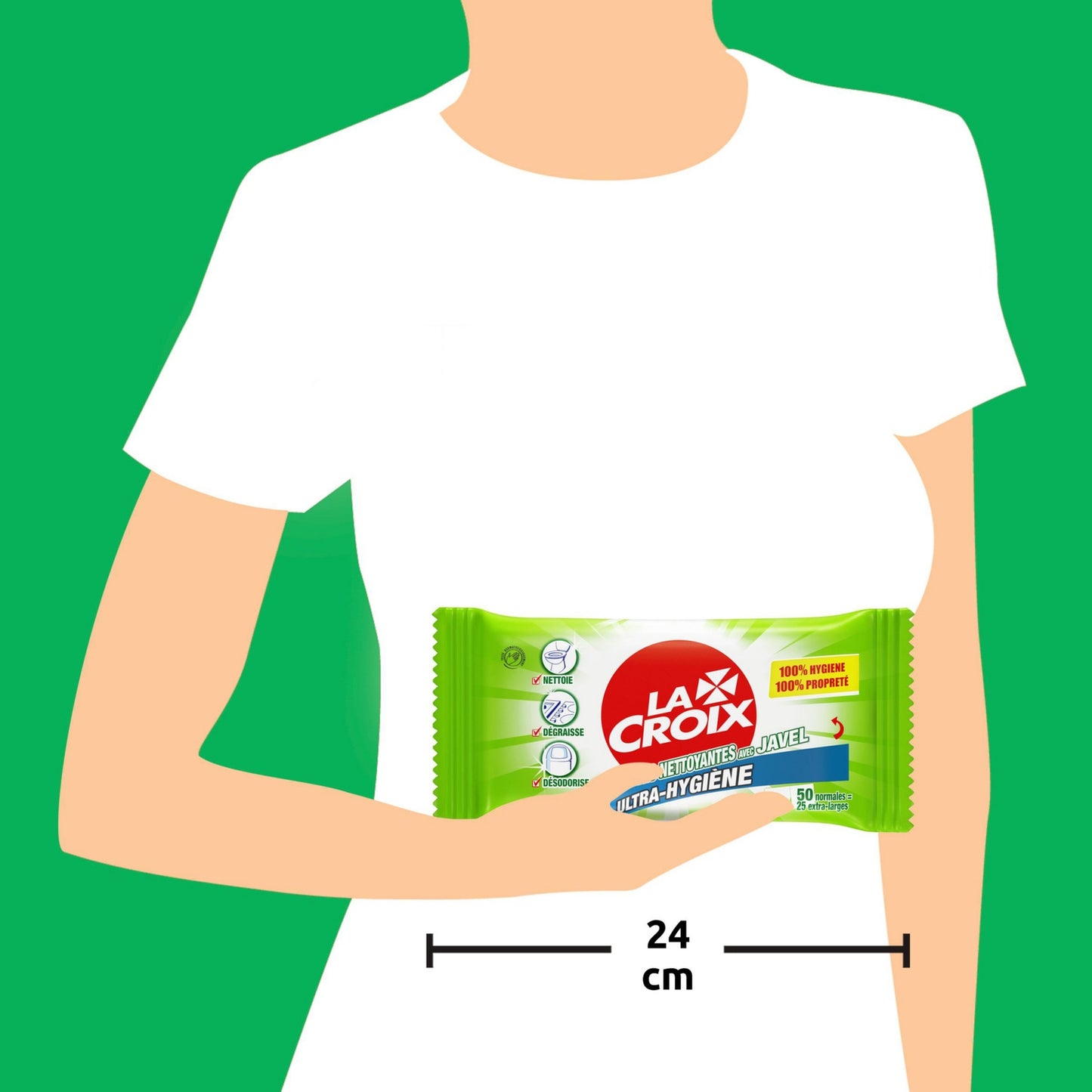 LA CROIX Cleaning Wipes with Bleach