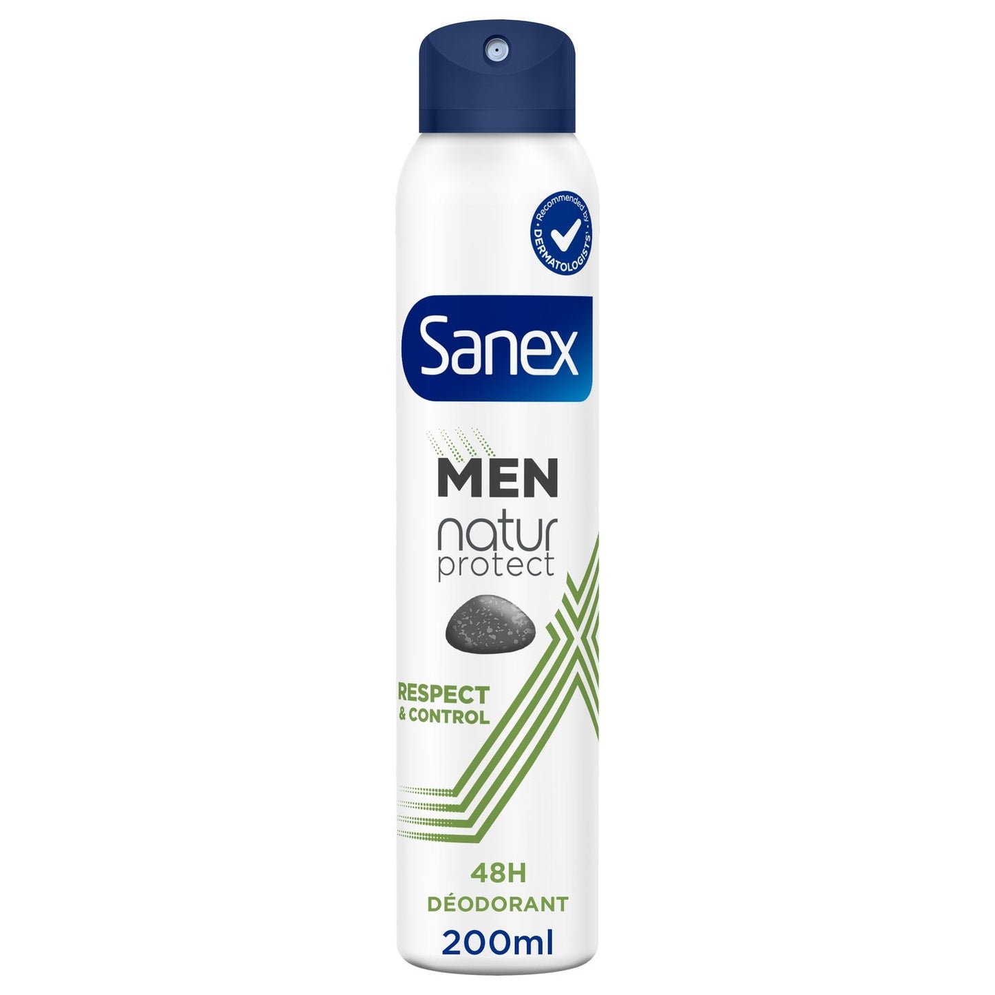 Déodorant Spray Homme Natur Protect Pierre d'Alun Respect et Control SANEX MEN le spray