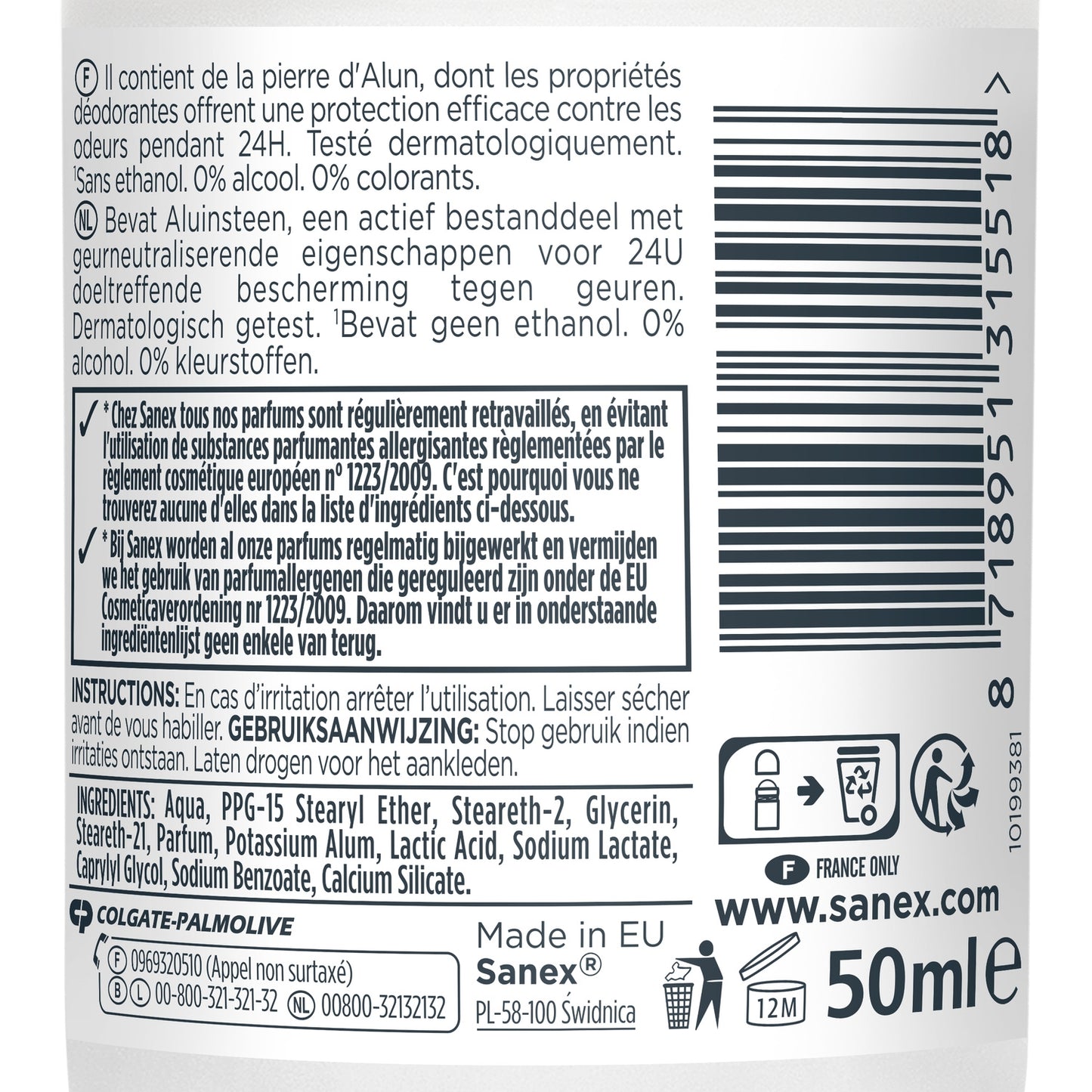 SANEX Natur Protect Roll-on Deodorant für normale Haut