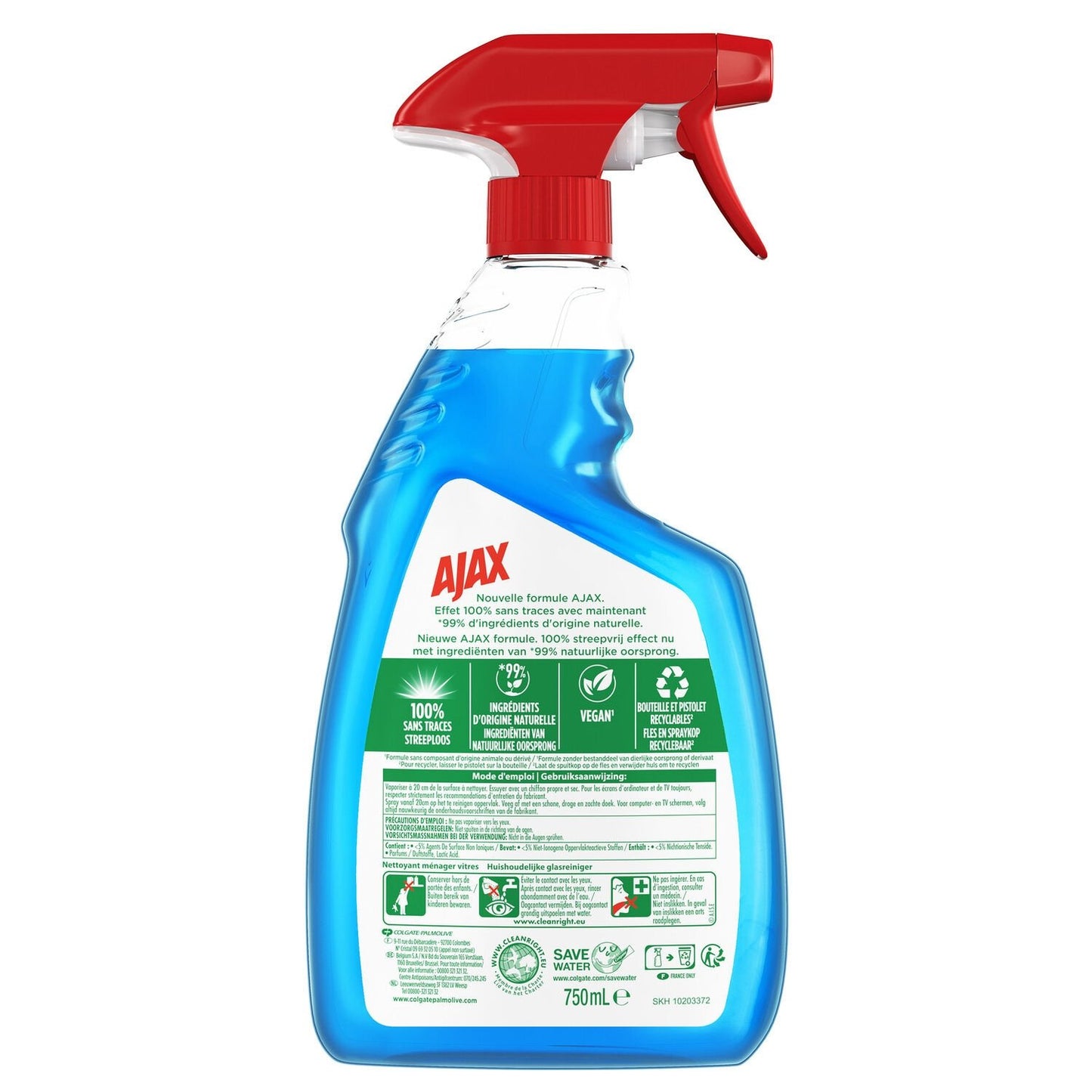 AJAX Triple Action Glass Cleaner