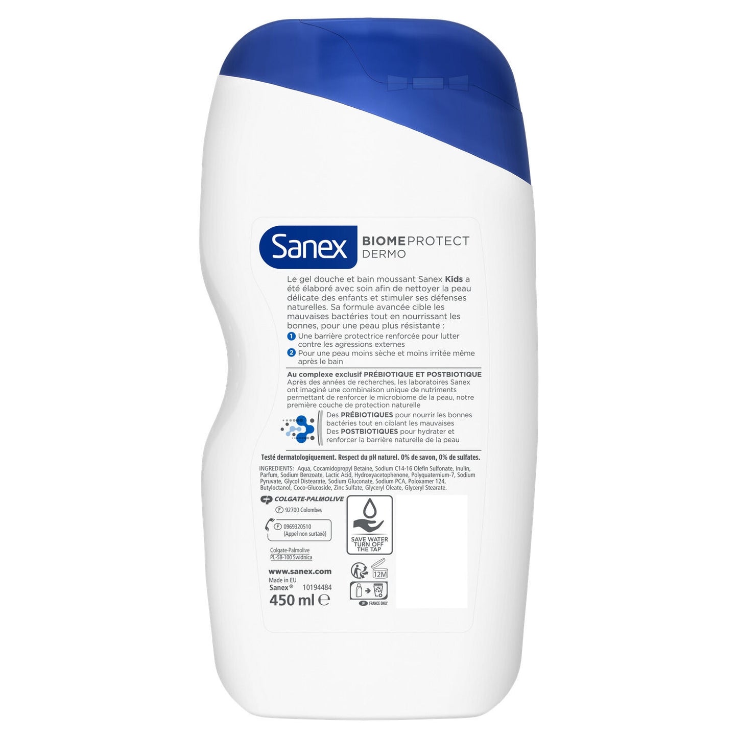 Biome Dermo Protection Shower Gel for Children, Body & Hair, SANEX