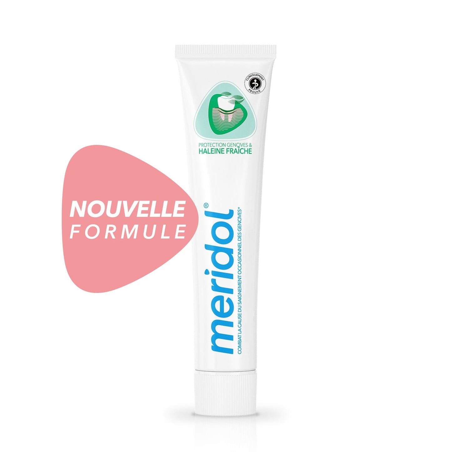 Dentifrice Haleine Sûre Protection Gencives et Anti-bactérien MERIDOL
