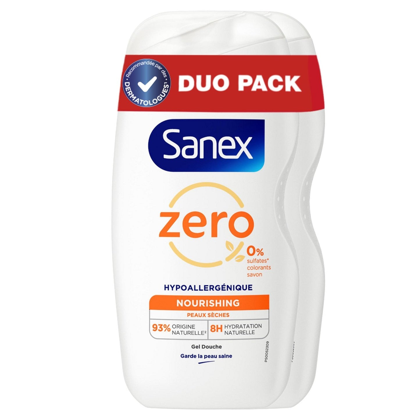 Gel Douche Sans Savon Peau Sèche et Sensible Hydratant SANEX
