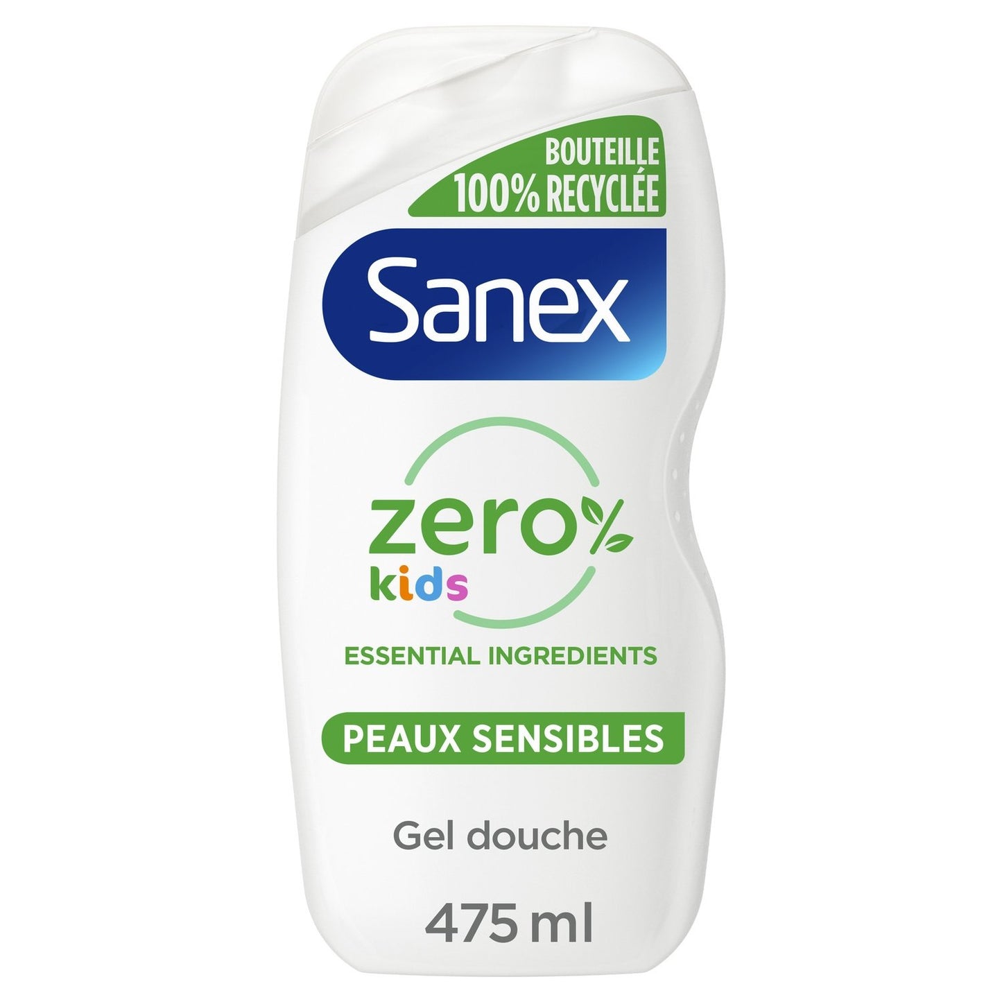 Gel Douche et Cheveux Enfant Zéro 0% Essentials SANEX