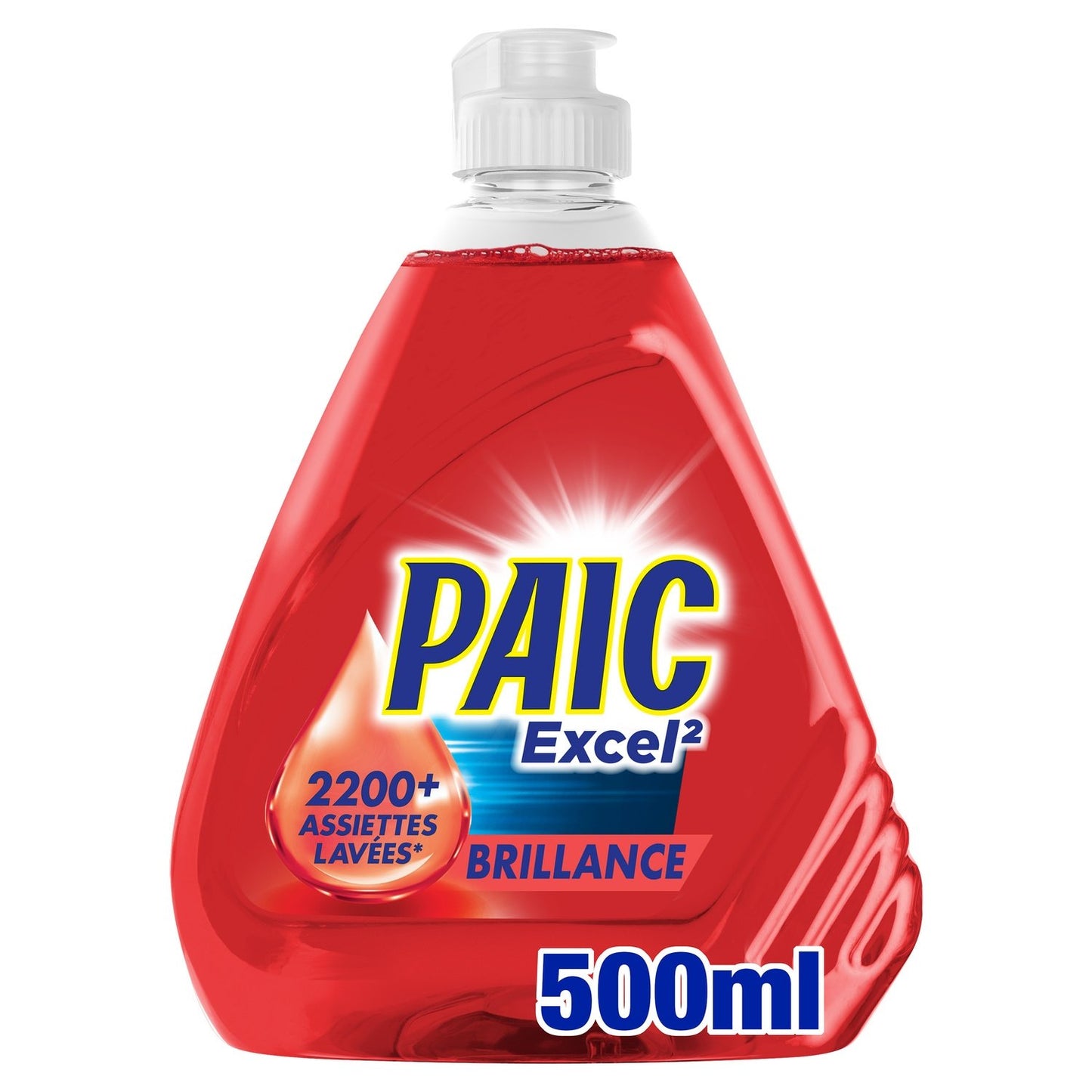 Liquide Vaisselle Excel 2 Brillance PAIC le flacon de 500mL