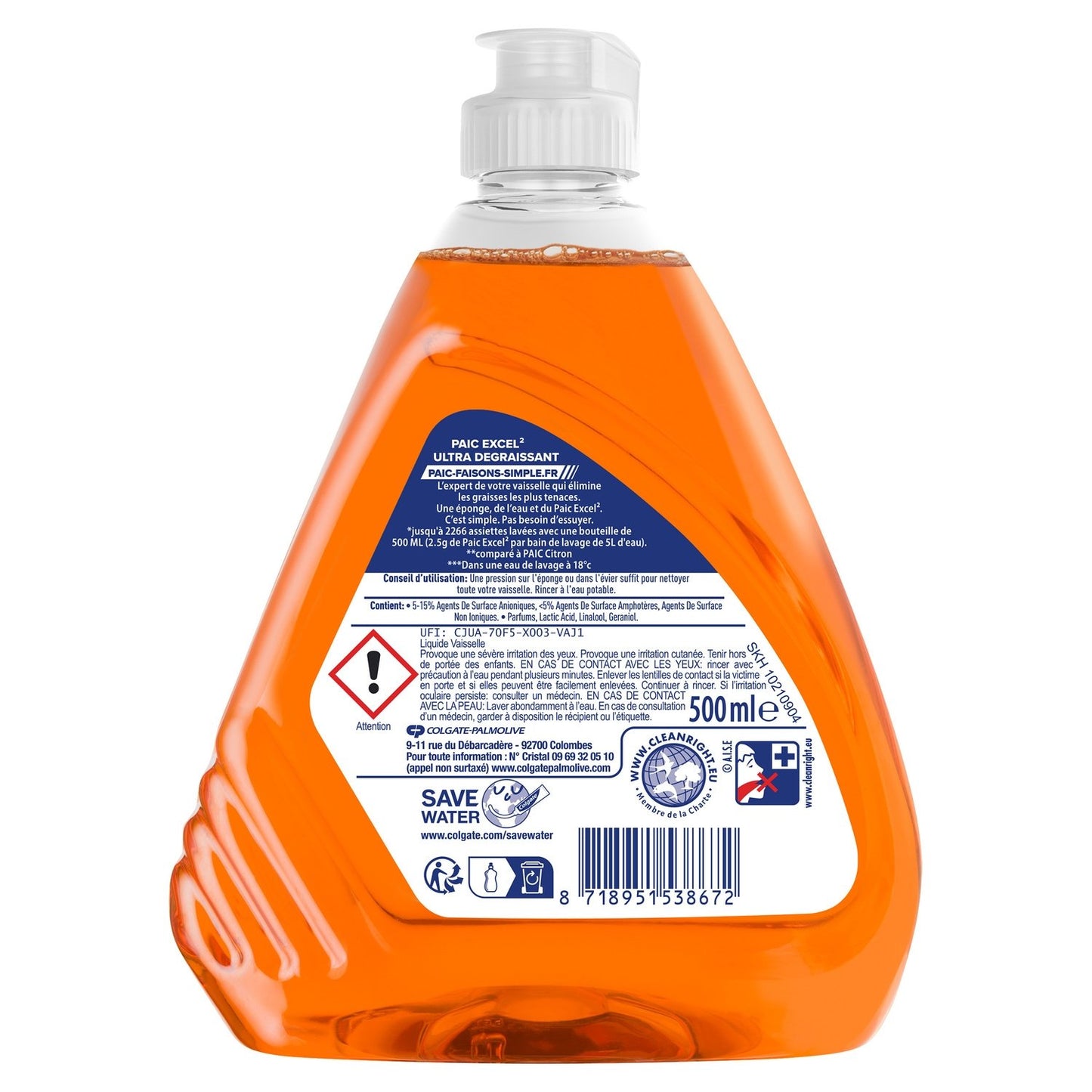 PAIC Excel² Ultra-Entfettendes Geschirrspülmittel