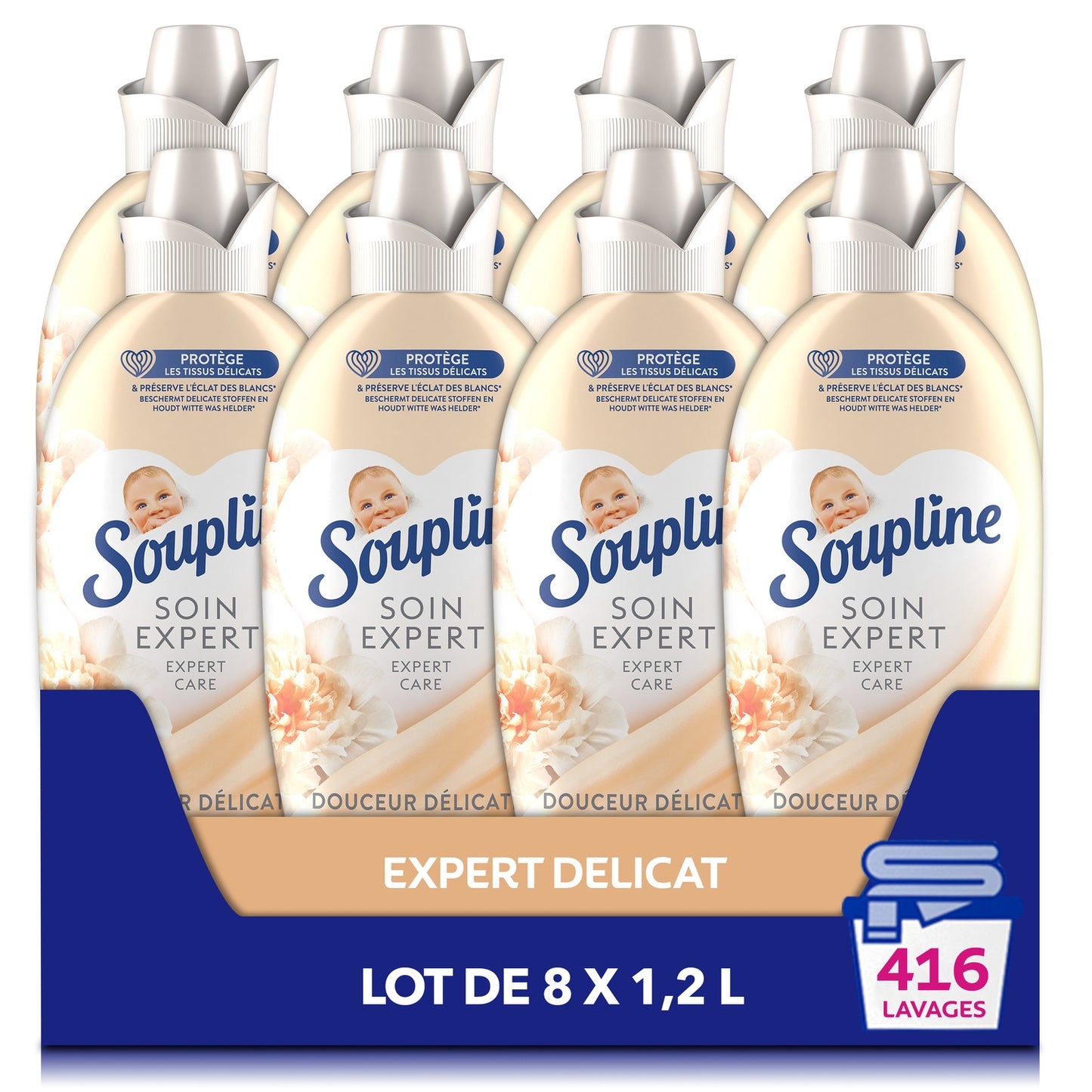 Softener 3d Softness Delicate Freshness Pure Expert Care SOUPLINE