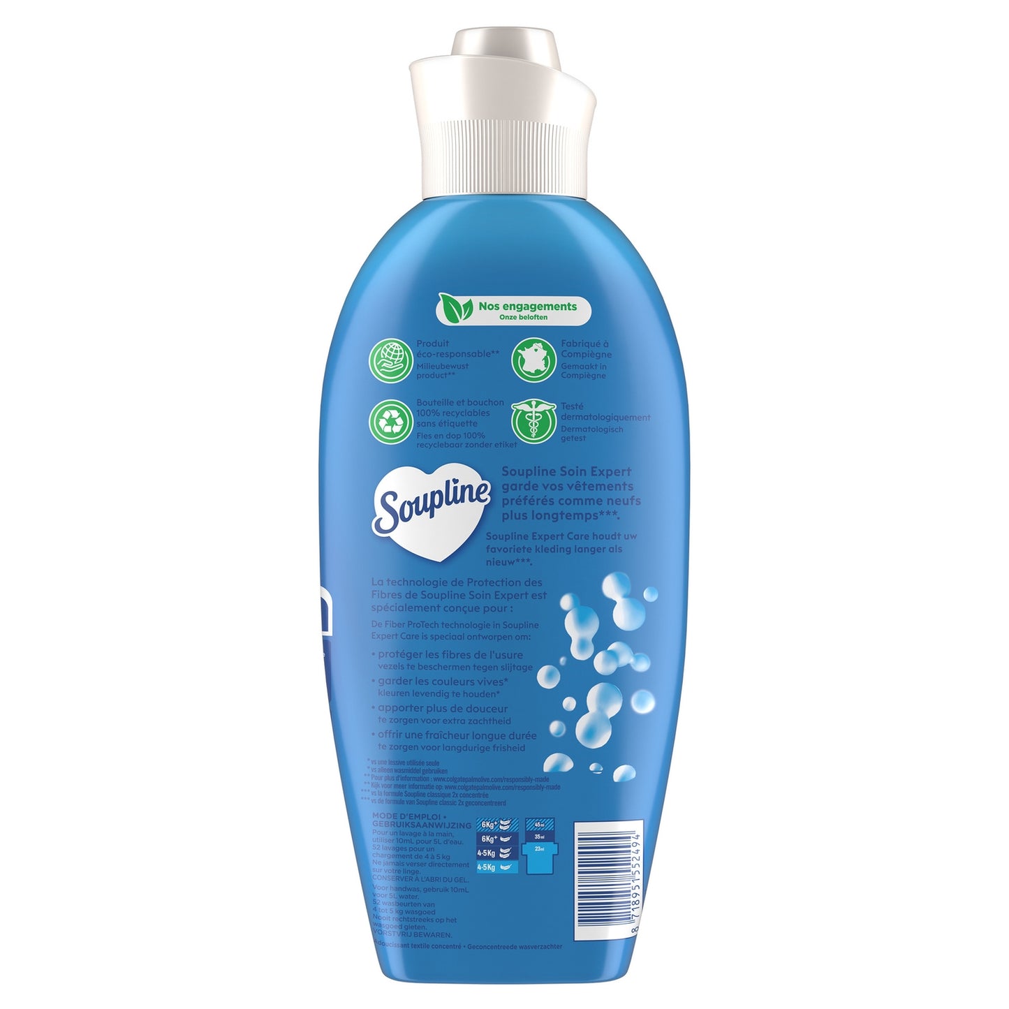 3d Fabric Softener Vibrant Colors Floral Explosion Expert Care SOUPLINE