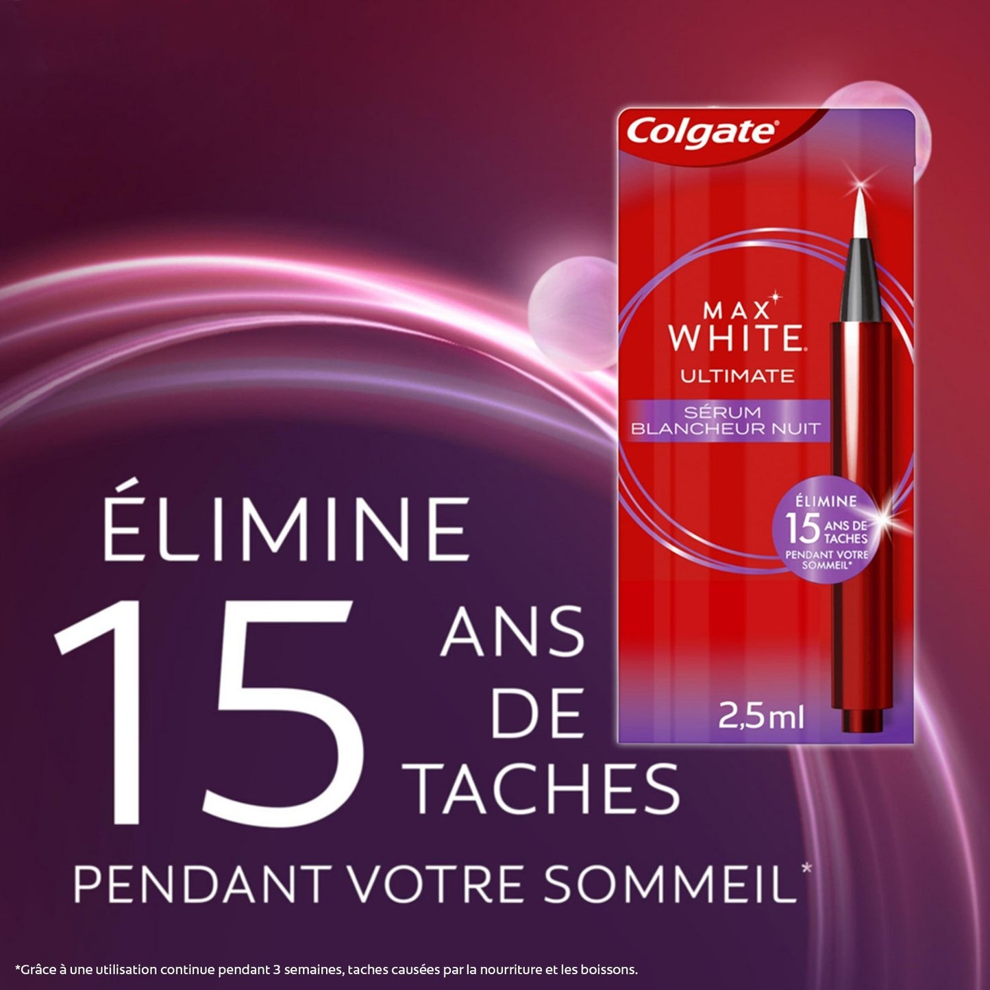 COLGATE Max White Ultimate Night Whitening Serum
