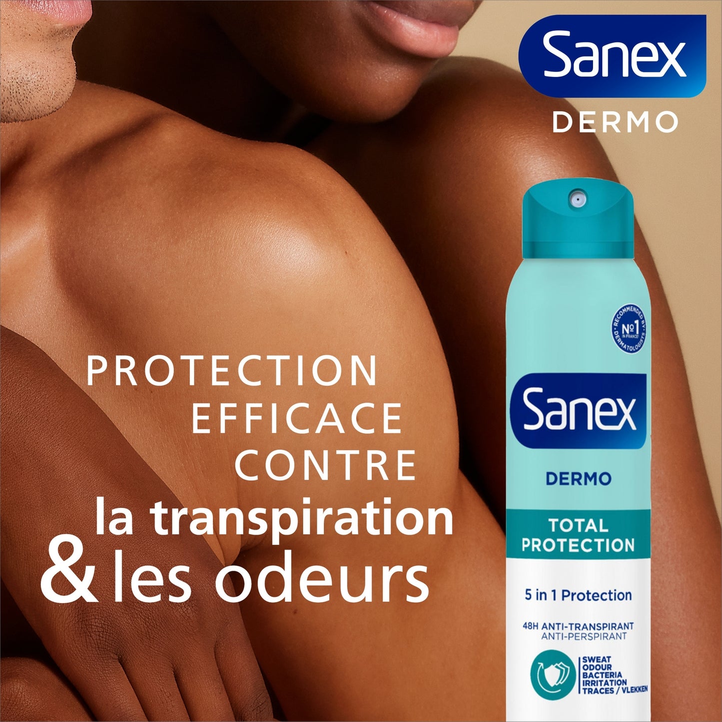 Déodorant Spray Anti-Transpirant Dermo Total Protection 48h SANEX