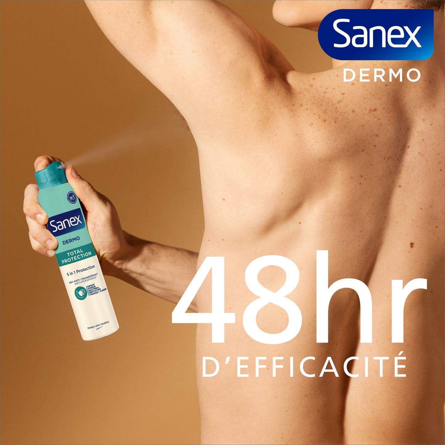 Déodorant Spray Anti-Transpirant Dermo Total Protection 48h SANEX