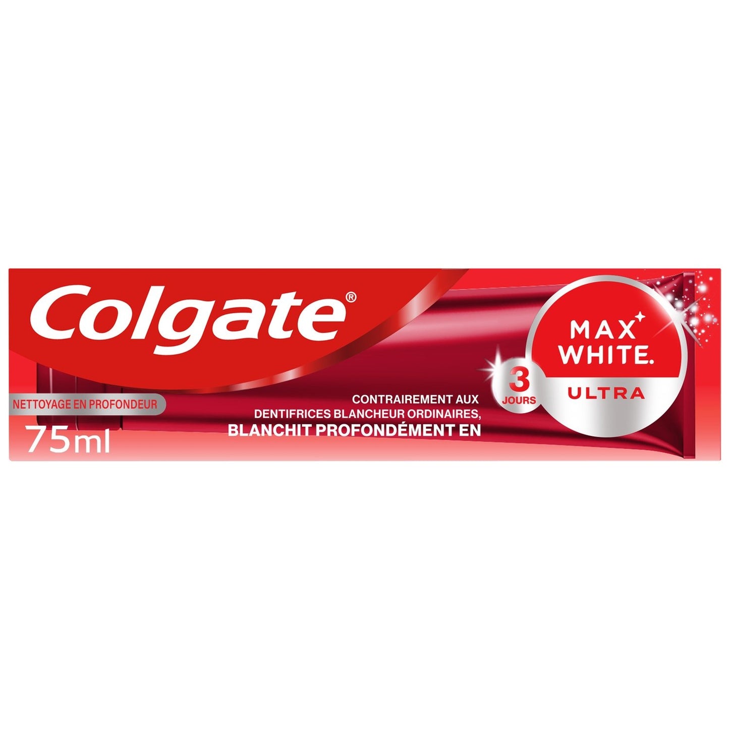 Dentifrice Nettoyage en Profondeur Ultra Max White COLGATE le tube de 75mL