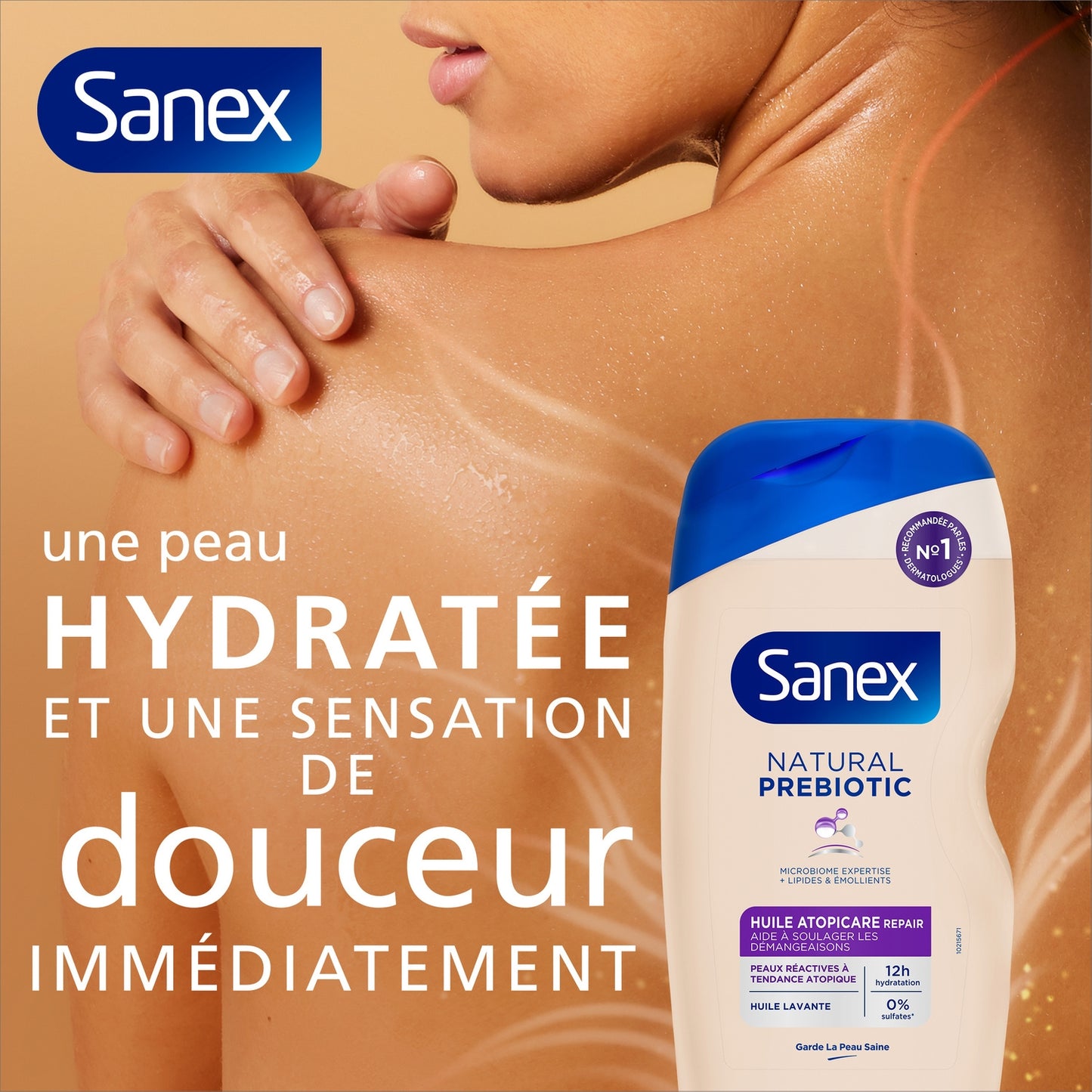 Cleansing Oil Atopicare Reactive Skin Natural Prebiotic SANEX