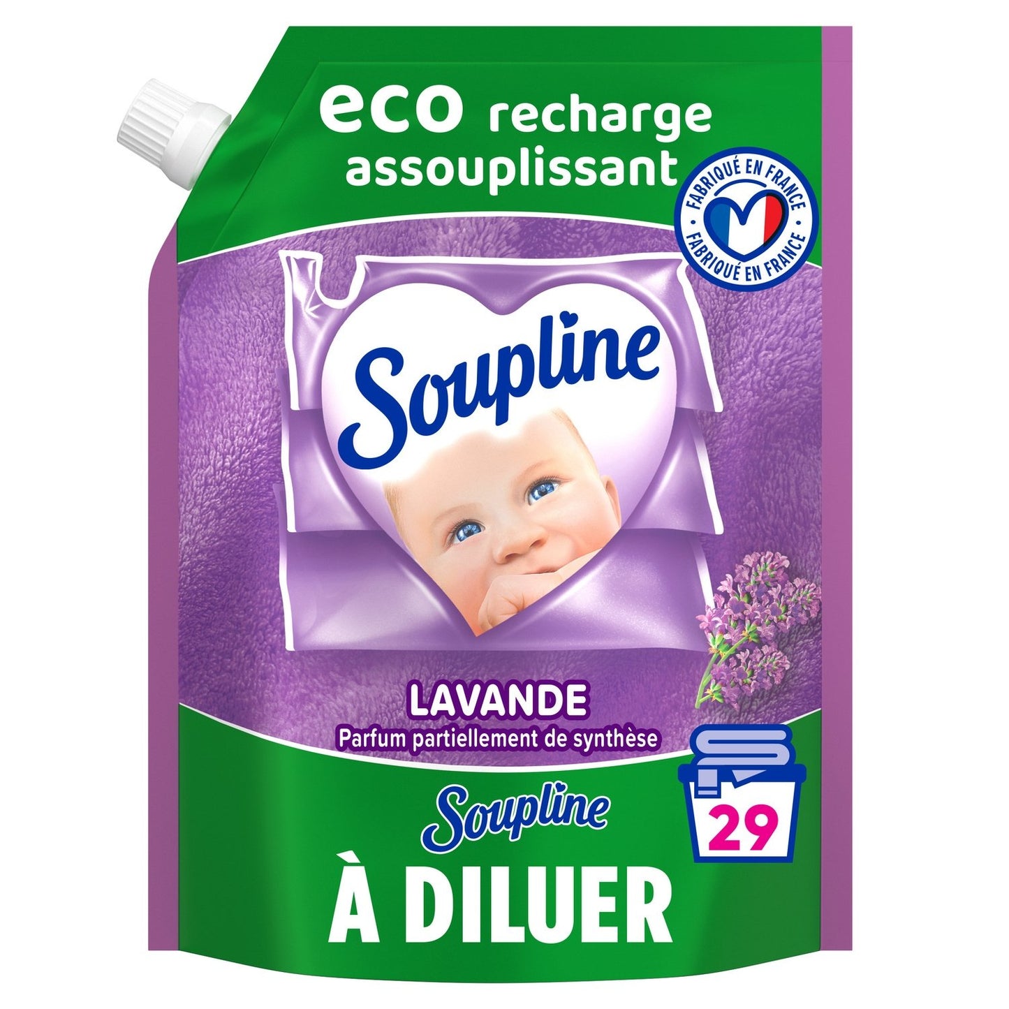 SOUPLINE Lavendel Weichspüler