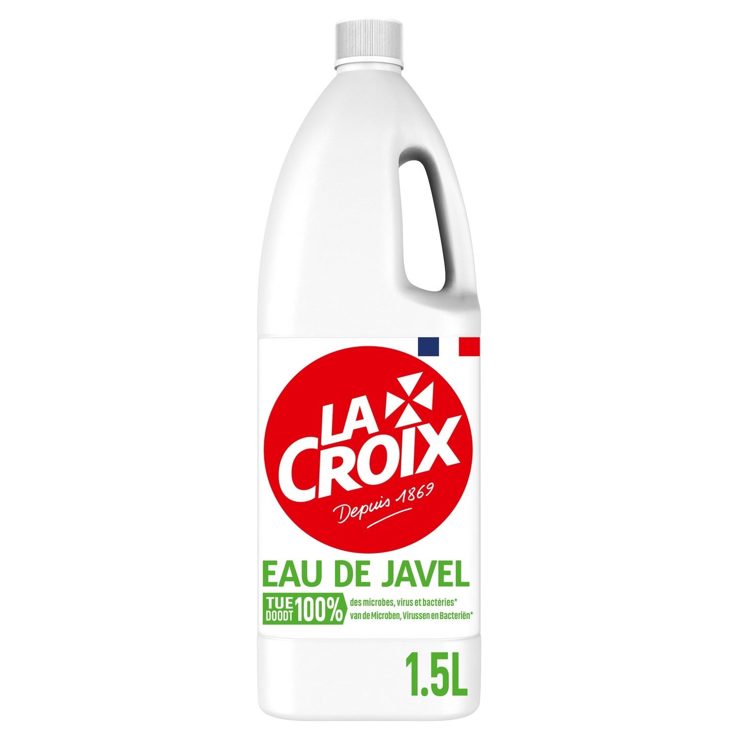 Eau de Javel Désinfectant LA CROIX la bouteille de 1.5L