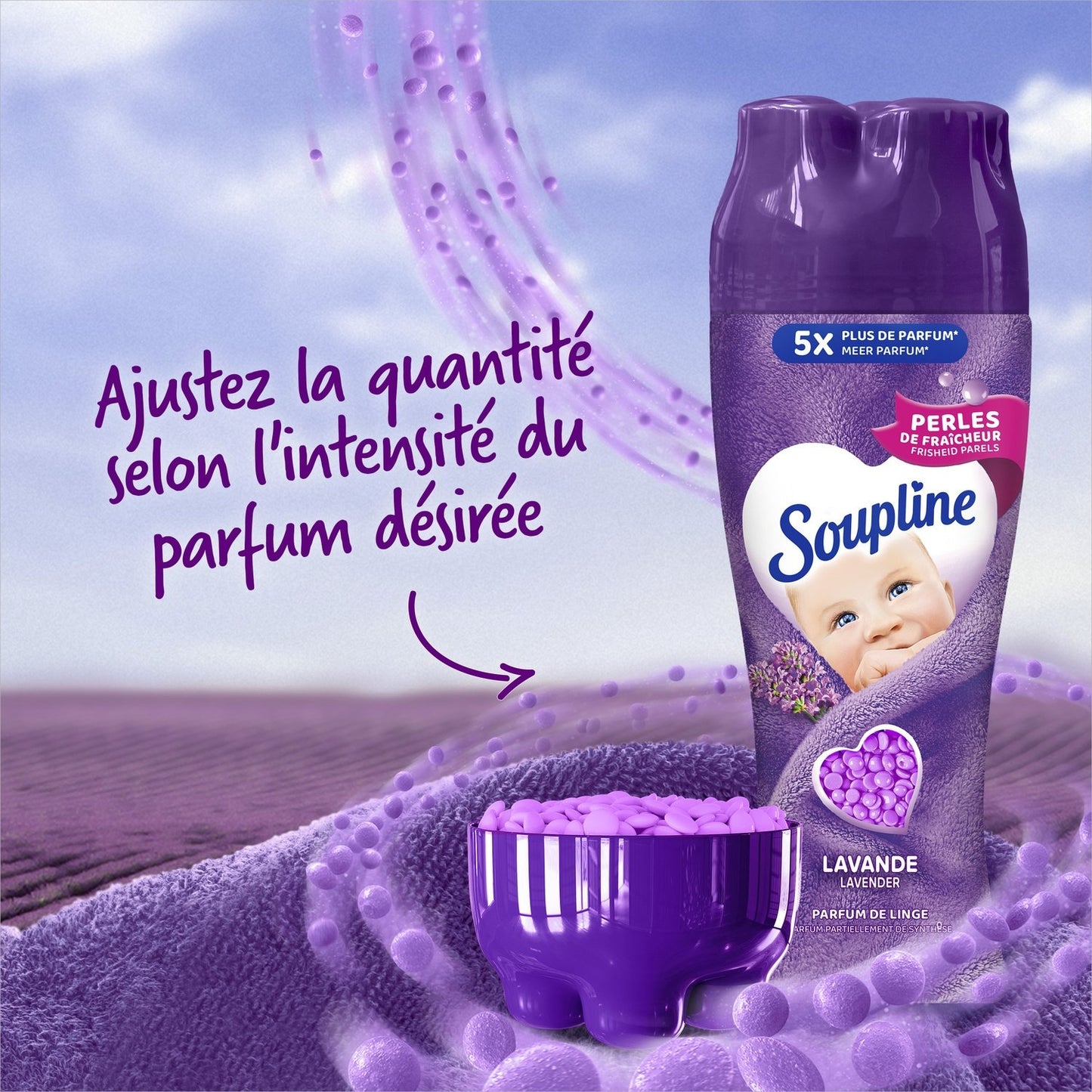 Parfum de Linge Perles Lavande SOUPLINE