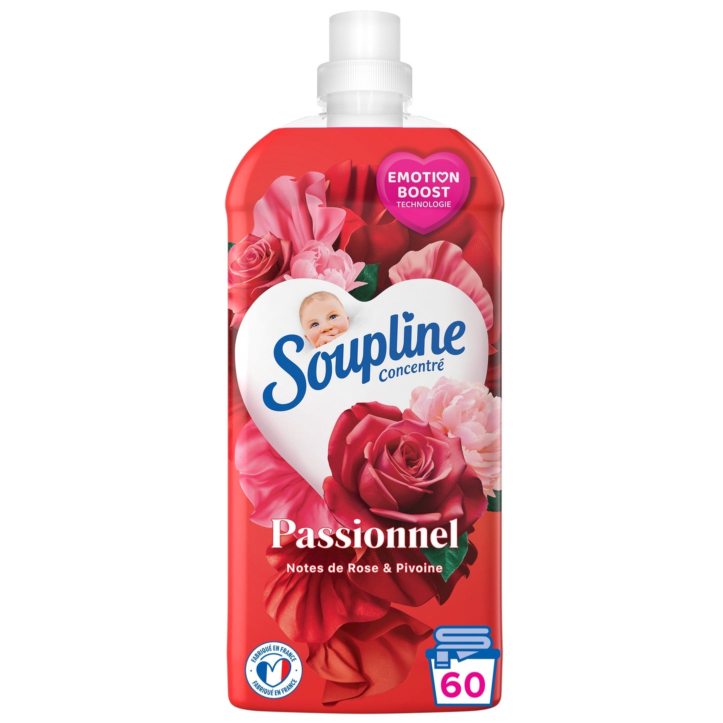 Adoucissant Concentré Ultra Emotion Rose SOUPLINE