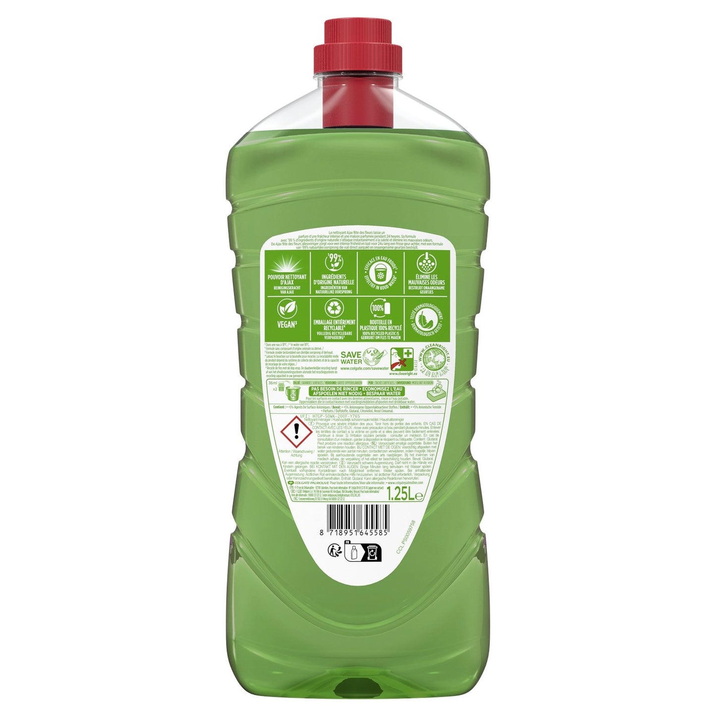 Nettoyant Ménager Multi-Usages Parfum Muguet AJAX