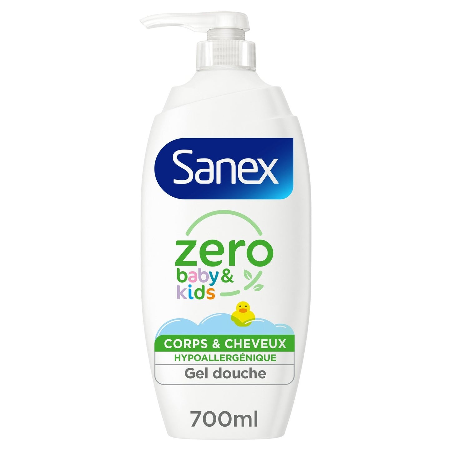 Gel Douche Enfant Corps et Cheveux Hypoallergénique SANEX le flacon de 700mL