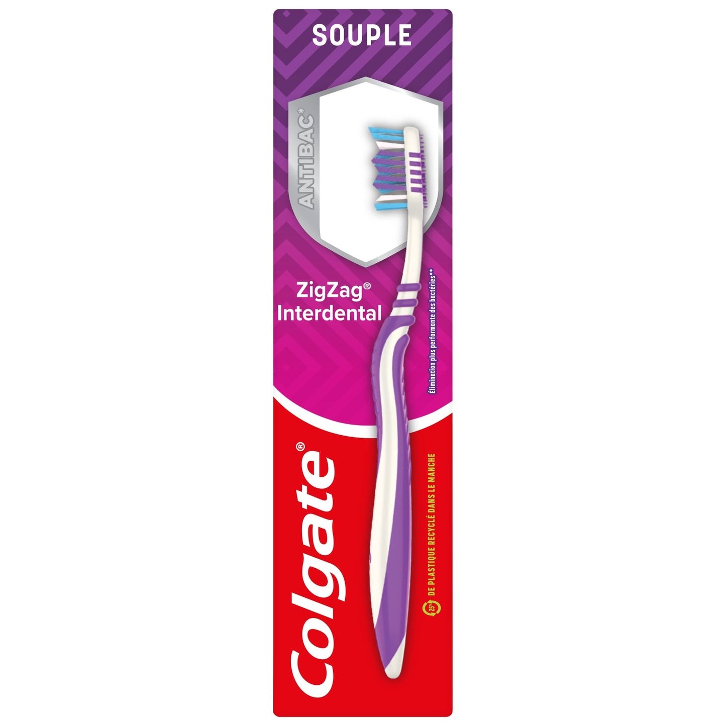 Brosse à Dents Souple Interdentaire Zig Zag COLGATE la brosse à dents