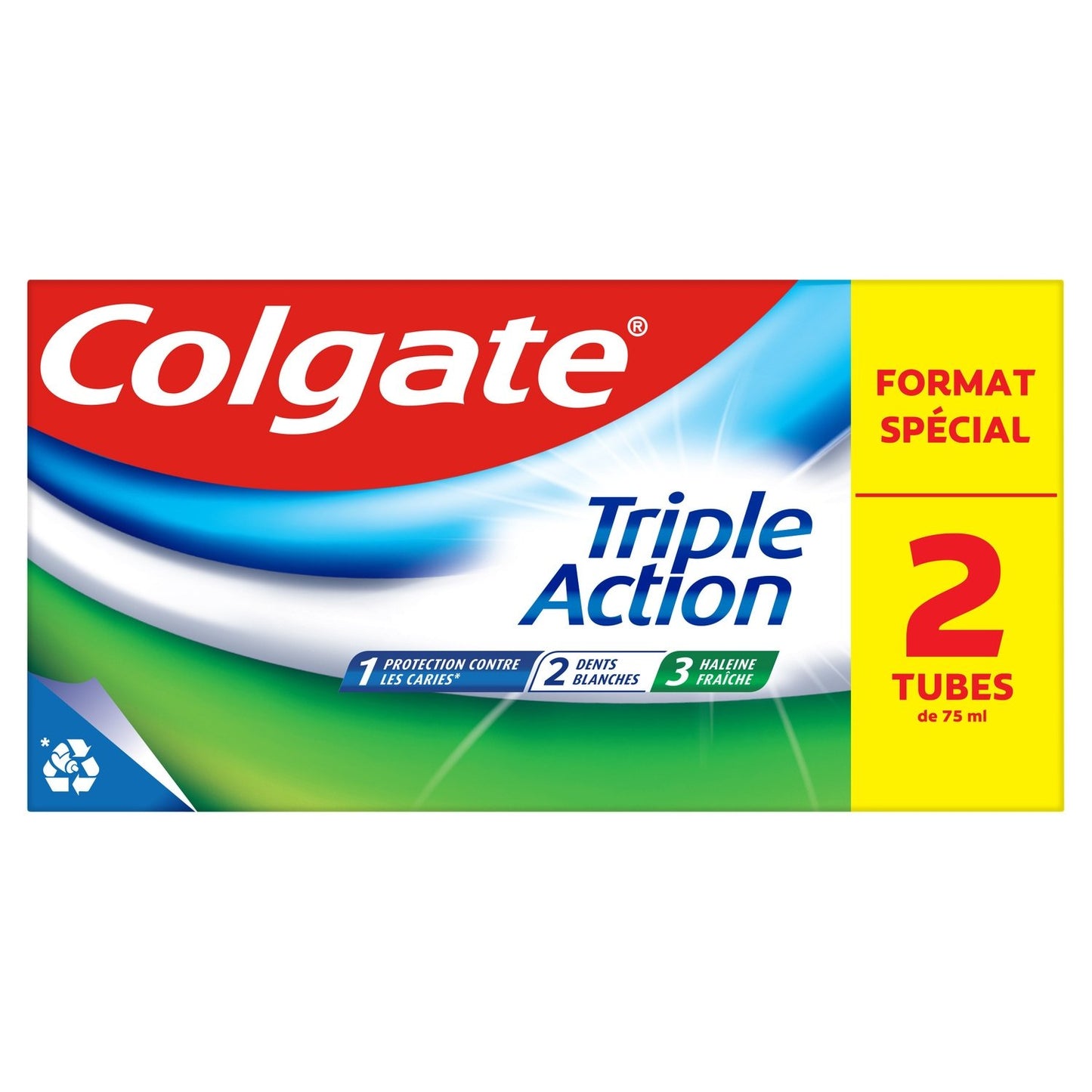Dentifrice Triple Action Fraîcheur COLGATE