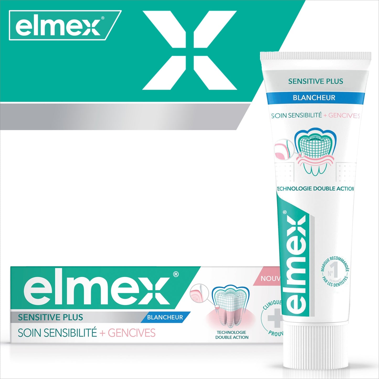 Dentifrice Sensitive Clinical Expert Blancheur ELMEX