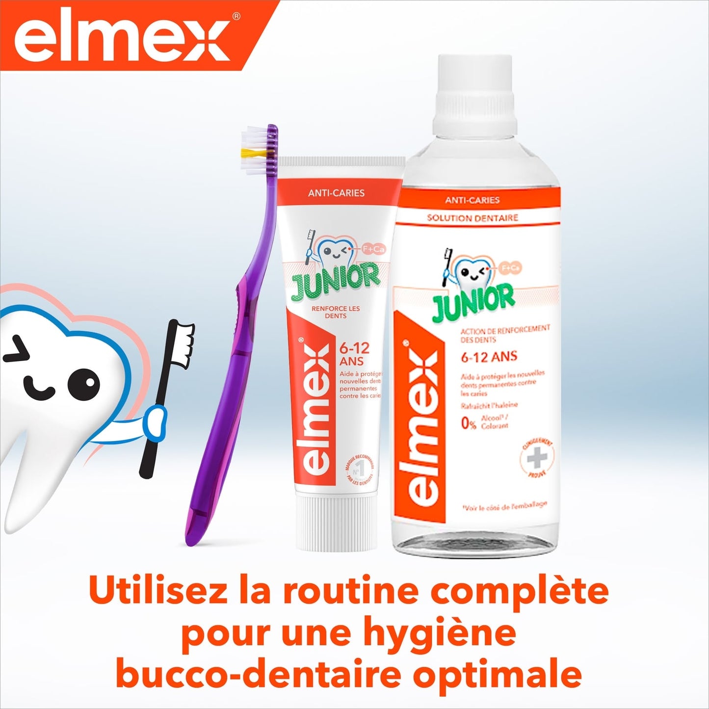 Brosse à Dents Souple Enfant 6 ans+ ELMEX