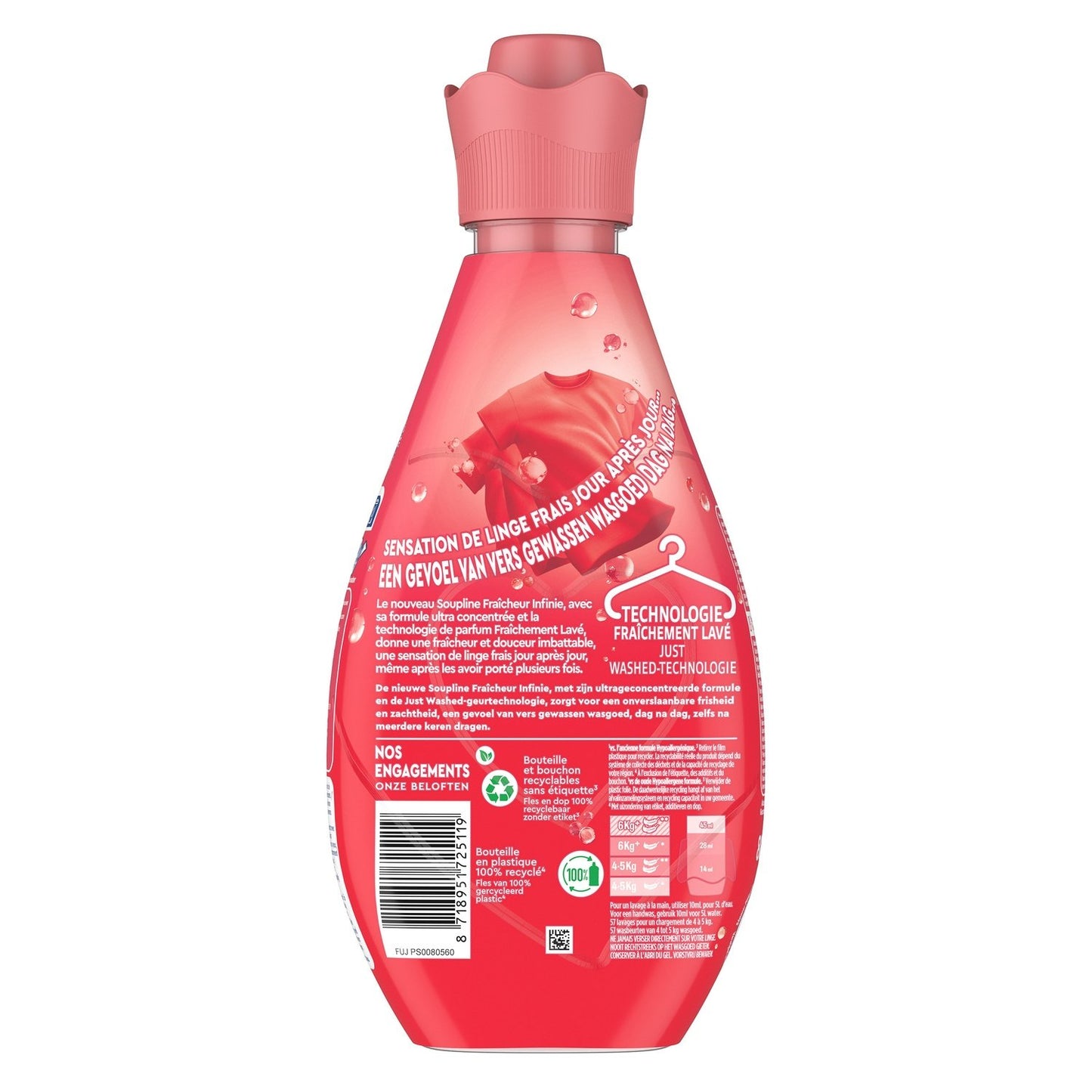 Assouplisant Ultra Concentré Fraîcheur Infinie SOUPLINE