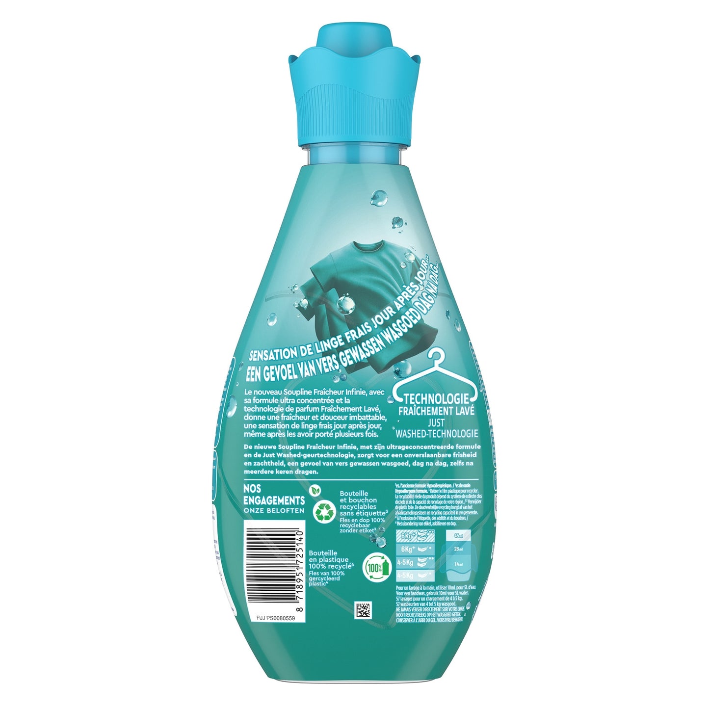 Adoucissant Ultra Fraîcheur Infinie Lagon SOUPLINE