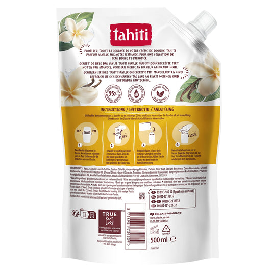 Crème douche Vanille et Amande TAHITI