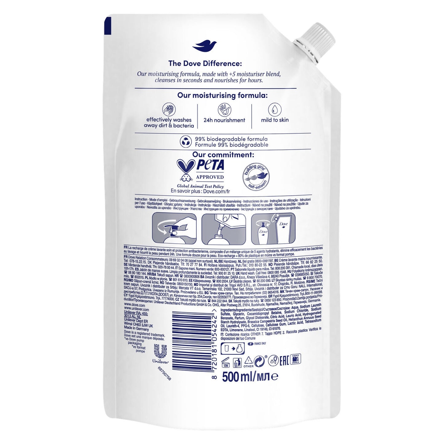 DOVE Care & Protect Liquid Hand Soap