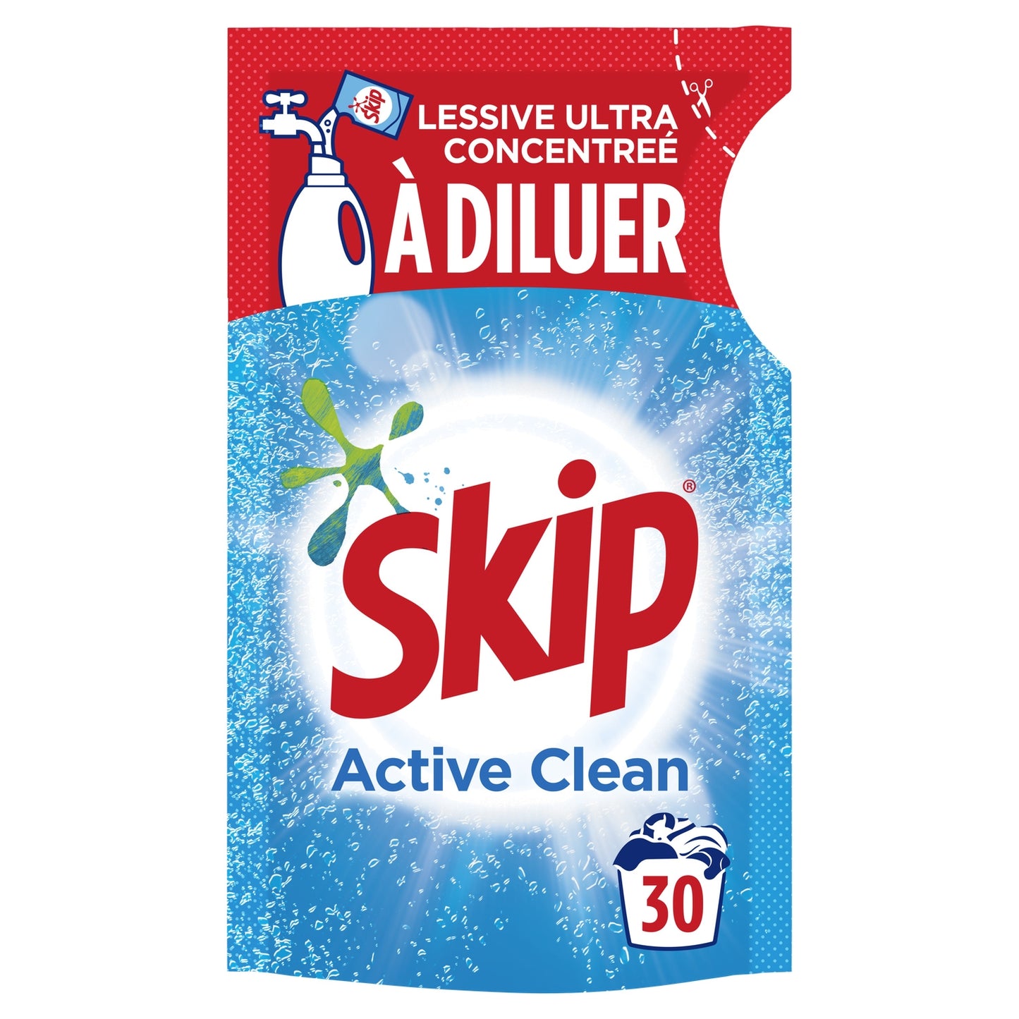 Active Clean Liquid Laundry Detergent to Dilute SKIP