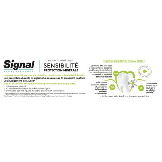 SIGNAL Professional Sensitivity Frische Zahnpasta