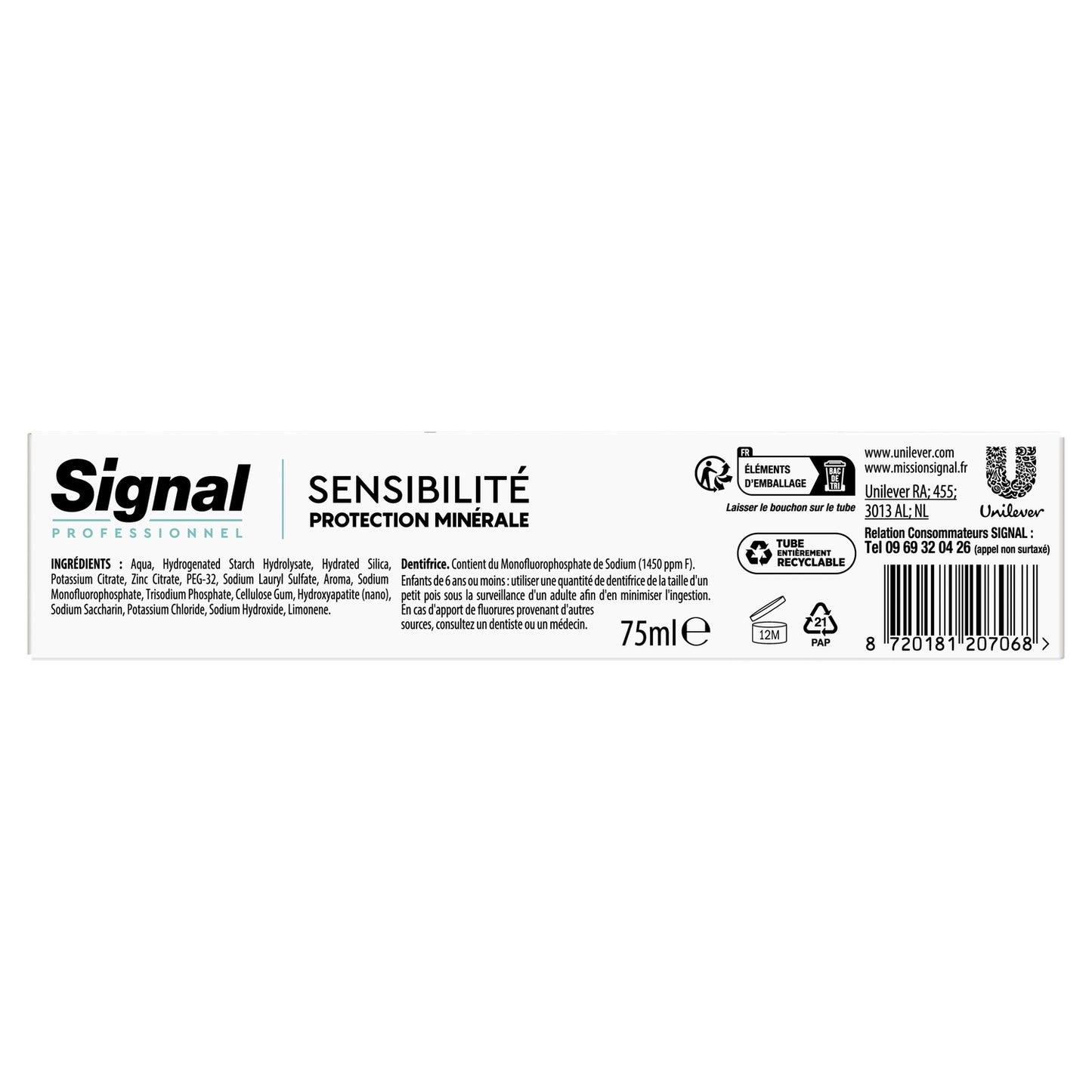 SIGNAL Professional Sensitivity Freshness Toothpaste