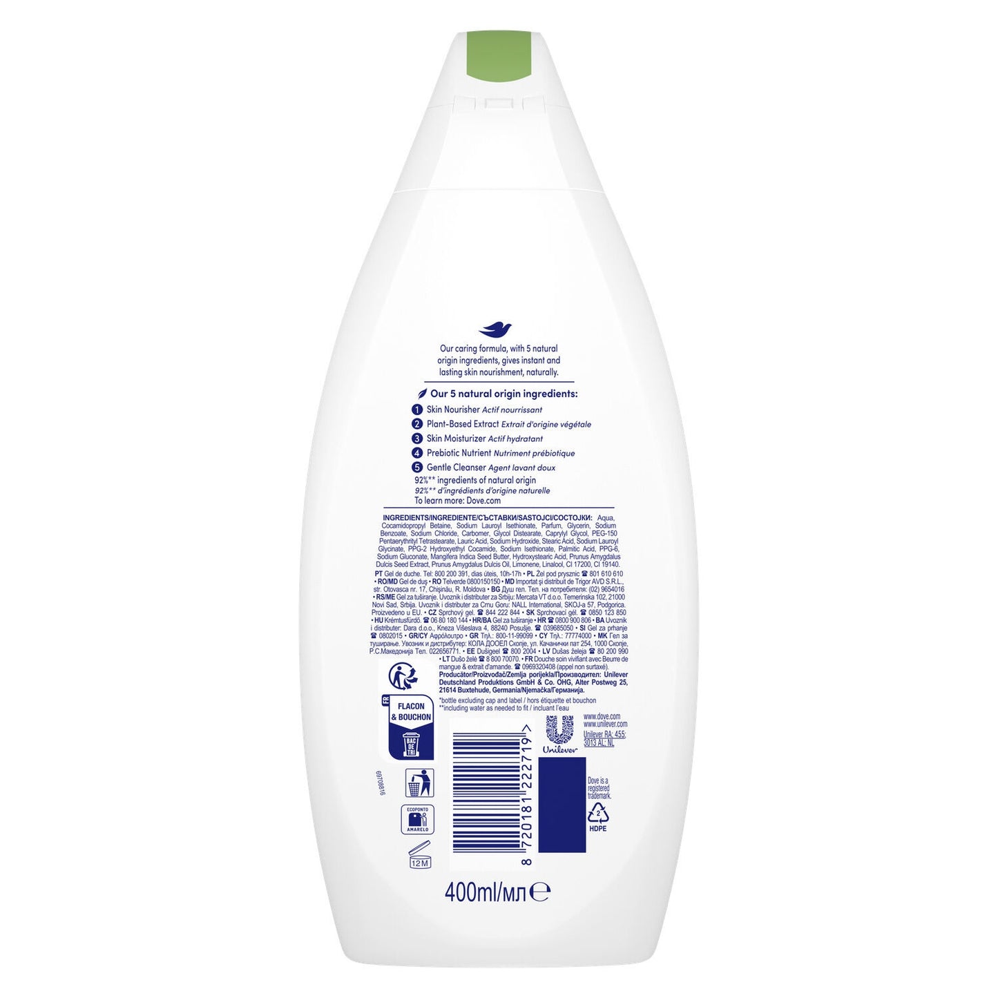 Uplifting Care By Nature Shower Gel DOVE