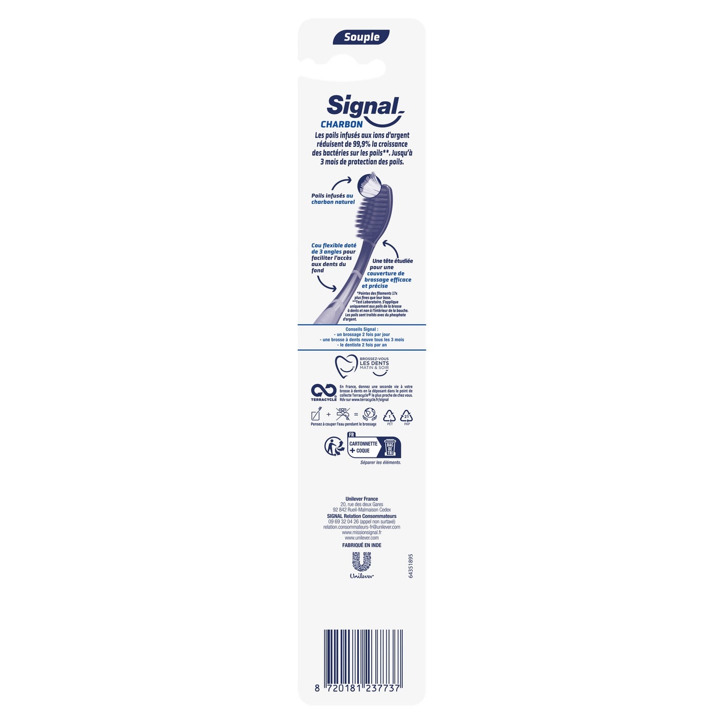 Sensisoft Charcoal SIGNAL Soft Toothbrush