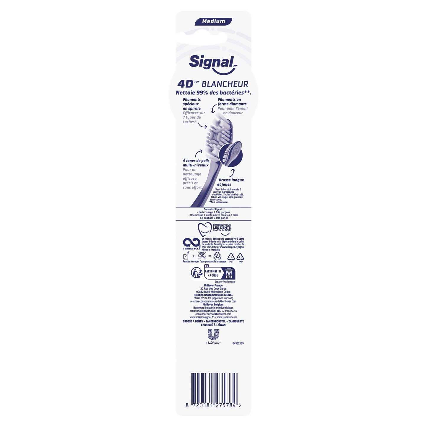 SIGNAL 4d Whiteness Medium Toothbrush