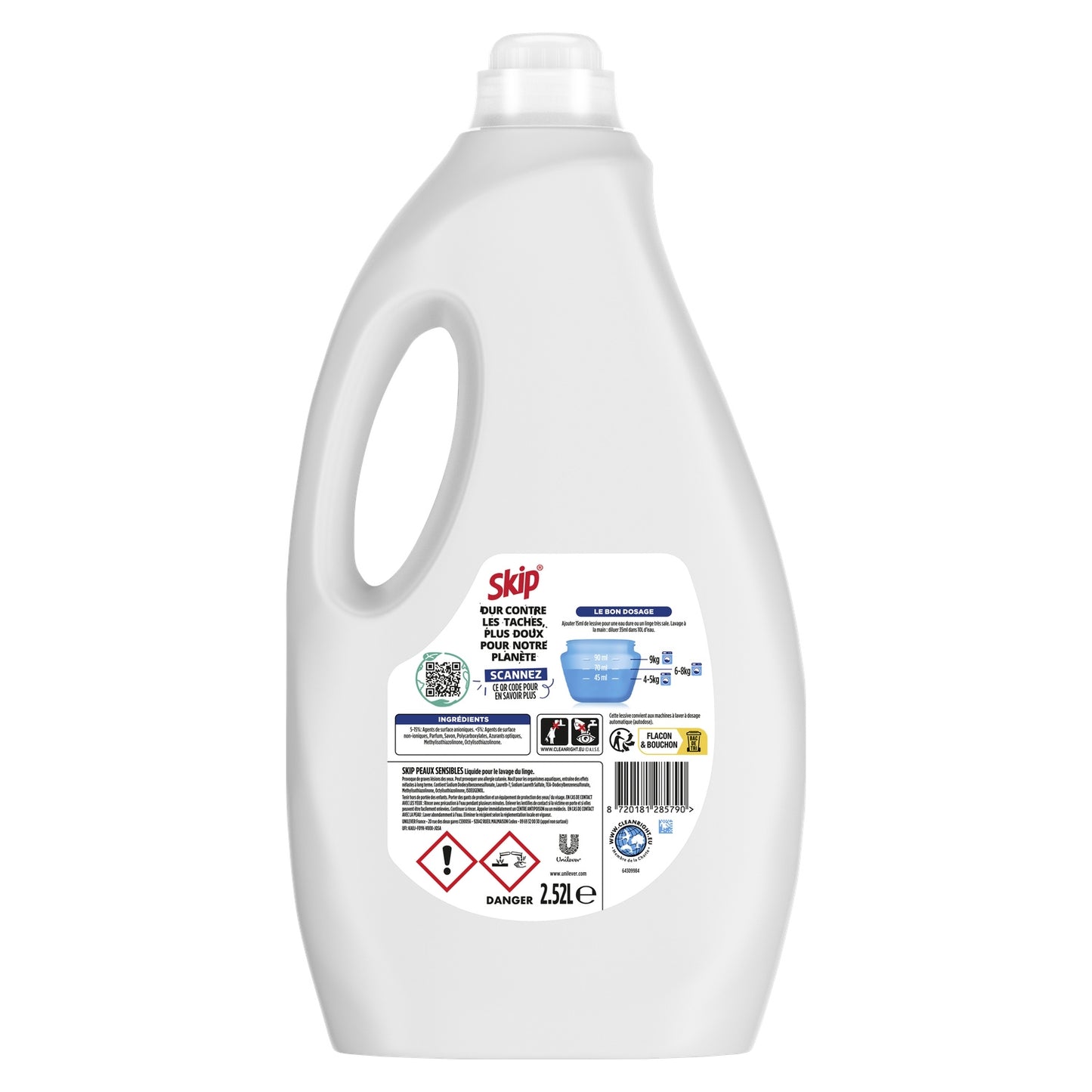 SKIP Liquid Laundry Detergent for Sensitive Skin and Babies